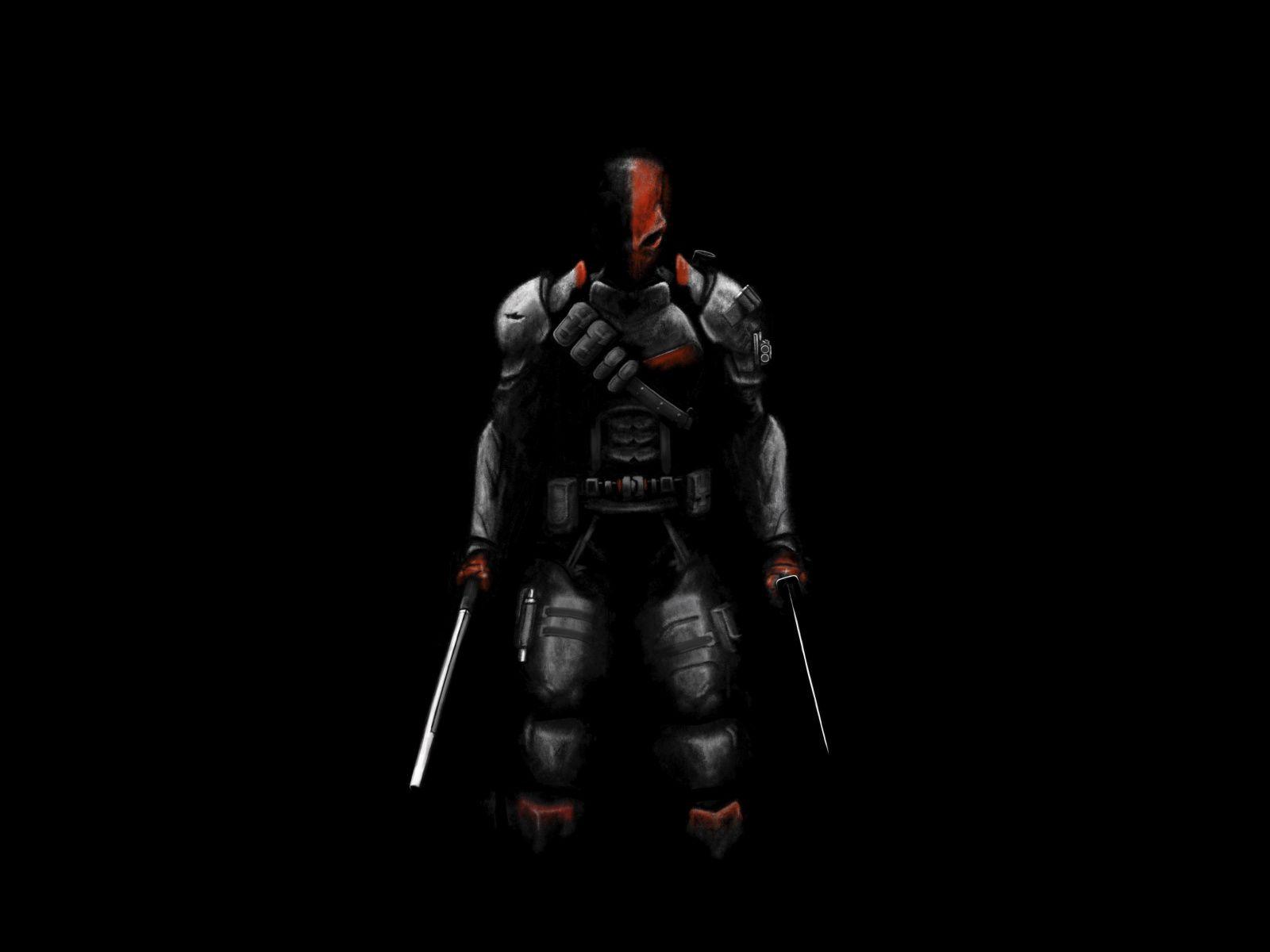 1600x1200 Download 1600x1200 wallpaper deathstroke, villain, minimal, art