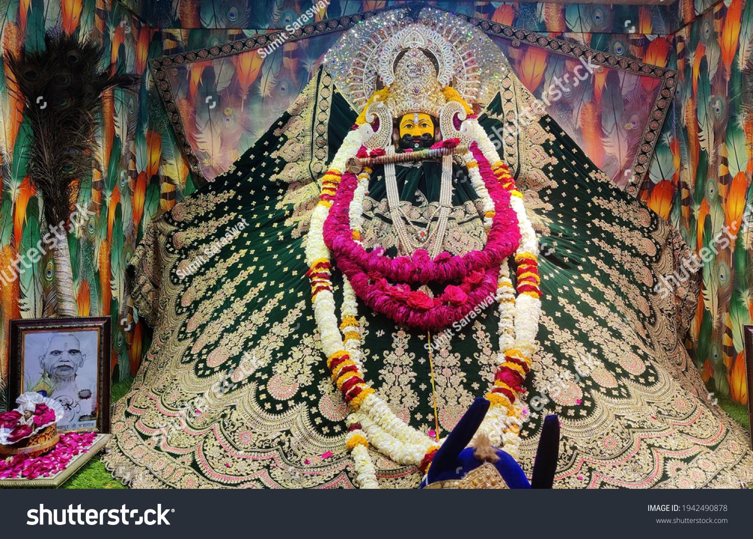 1500x1074 Free download Idol Hindu God Khatu Shyam Baba 1852266118 Shutterstock [1500x1074] for your Desktop, Mobile & Tablet. Explore Khatu Shyam Wallpaper. Radhe Shyam Wallpaper, Radhe Shyam Movie Wallpaper