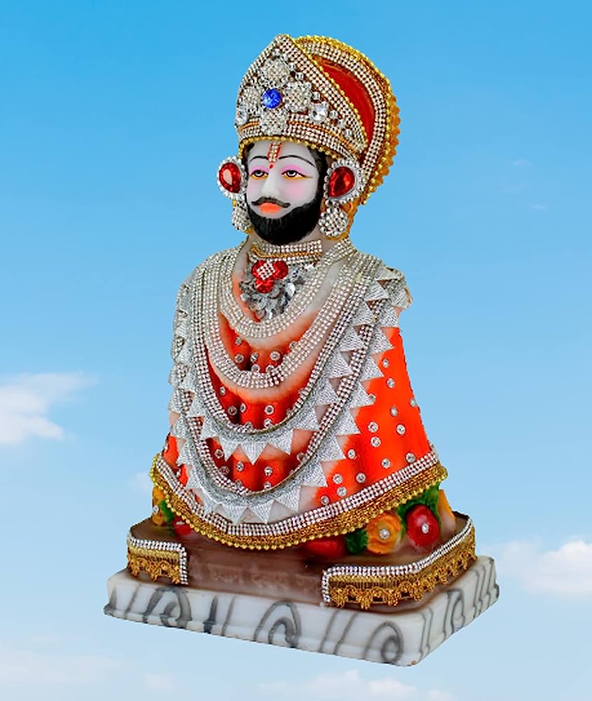845x1000 Buy ESPLANADE Resin Khatu Shyam Ji Statue. Shyam Baba Idol for Home Temple. Pooja Idols. Home Decor.5 inches Online at Low Prices in India
