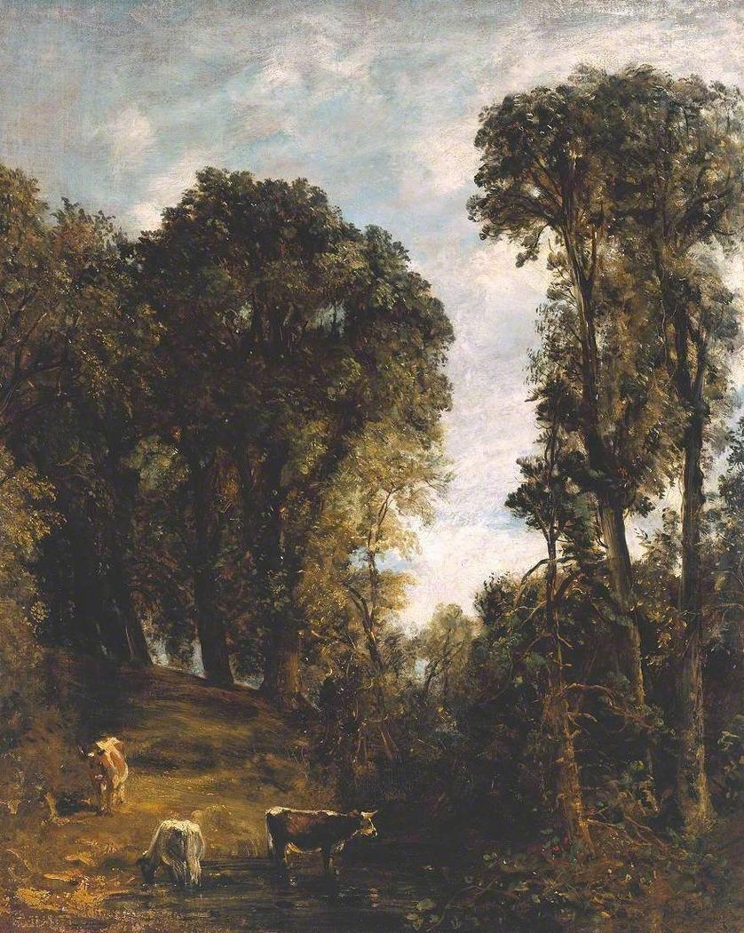 838x1050 Trees at Hampstead John Constable on USEUM