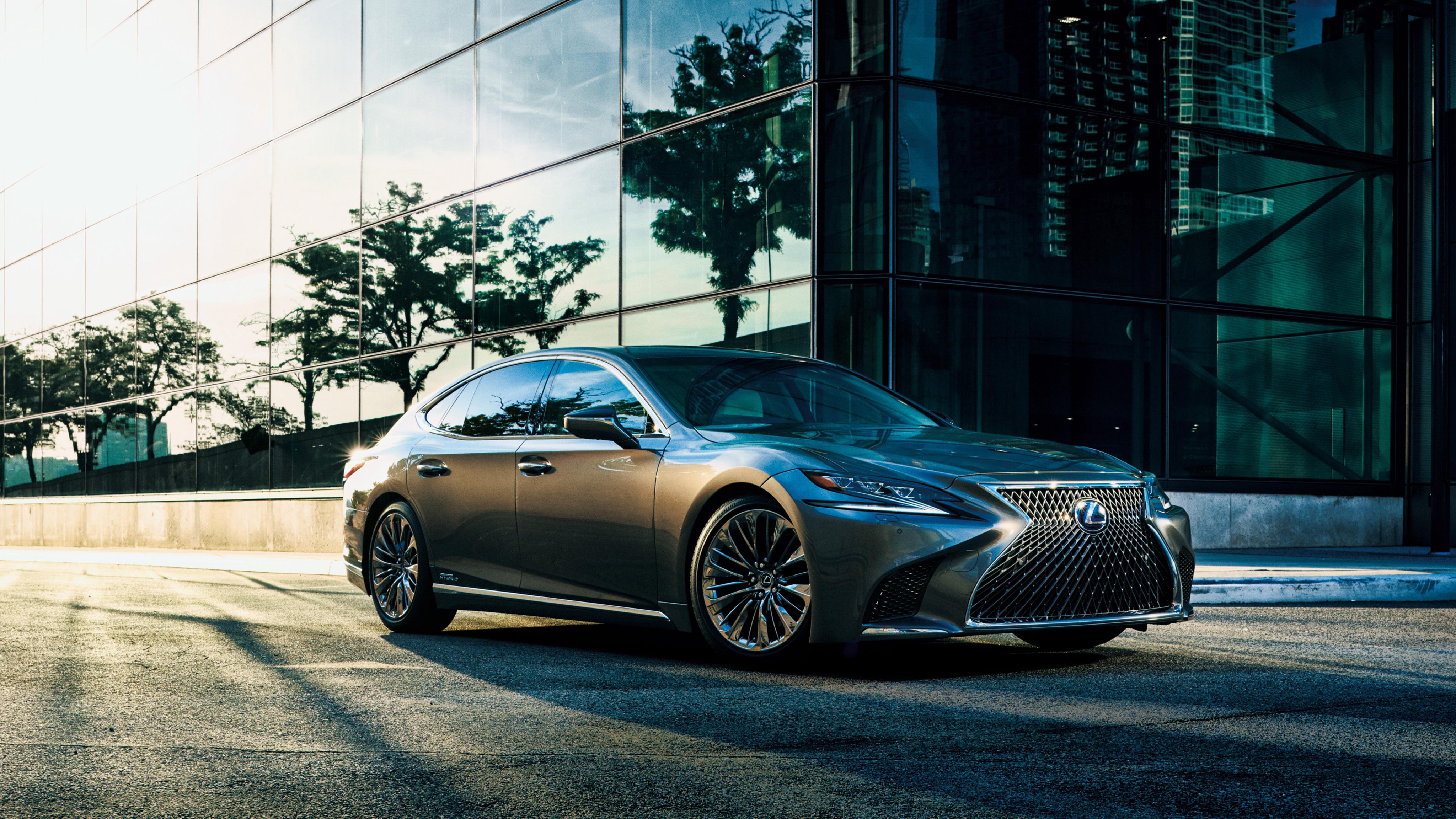 4096x2304 Lexus LS 500h 2018 4K 4 Wallpaper Car Wallpaper