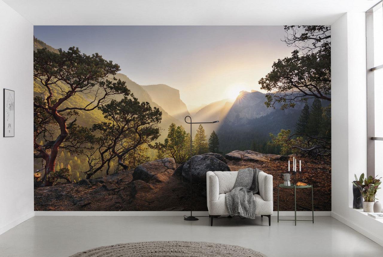 1280x858 Mountain Meditation Mural: Landscape Wallpaper