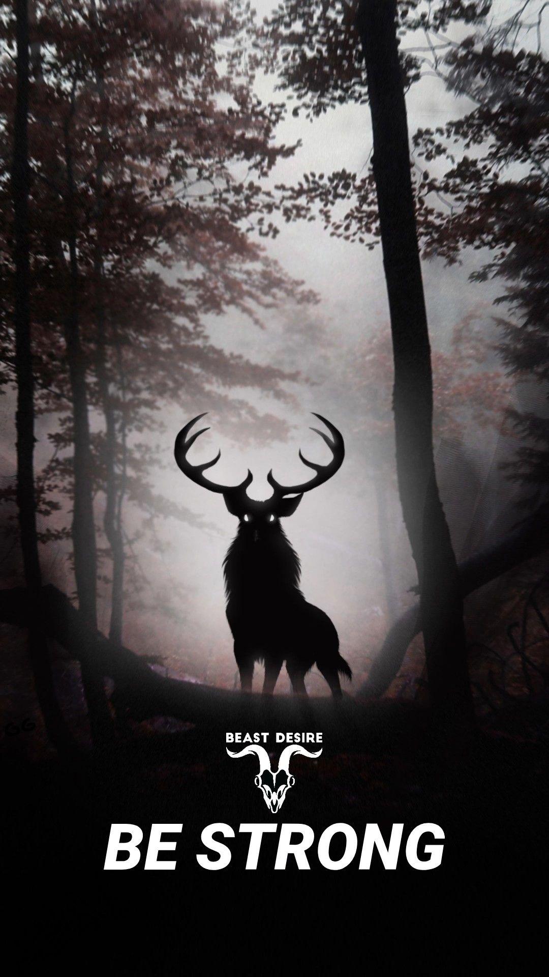 1080x1920 Beast Desire Wallpaper. Deer wallpaper, Deer, Forest wallpaper