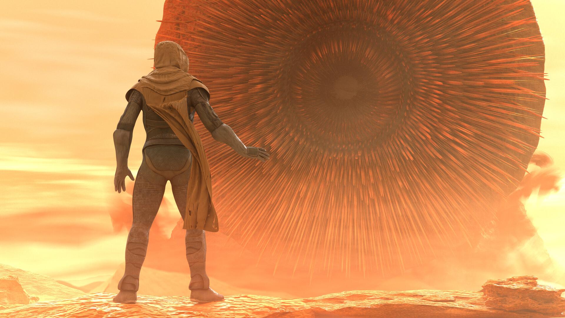 1920x1080 Scenes inspired by Denis Villeneuve's Dune