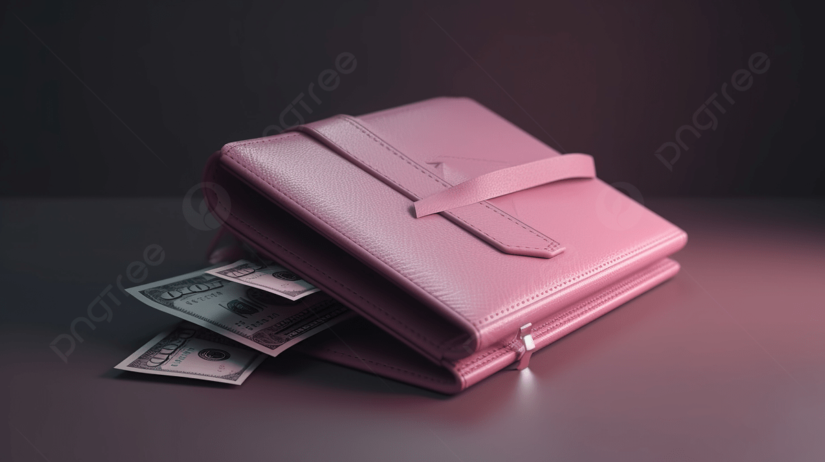1200x673 Pink Wallet Containing Money Bill 3D Rendering Background, 3D Rendering Pink Wallet With Banknote And Coins On Background Money Savings Concept, HD Photography Photo Background Image And Wallpaper for Free Download