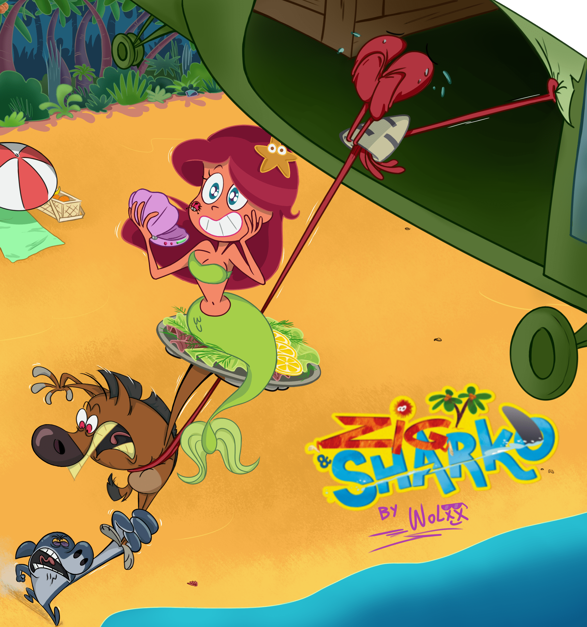 Zig and Sharko Wallpapers - Top Free Zig and Sharko Backgrounds ...