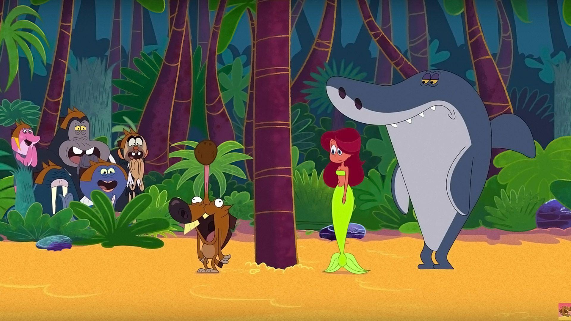 1920x1080 Zig And Sharko Wallpaper