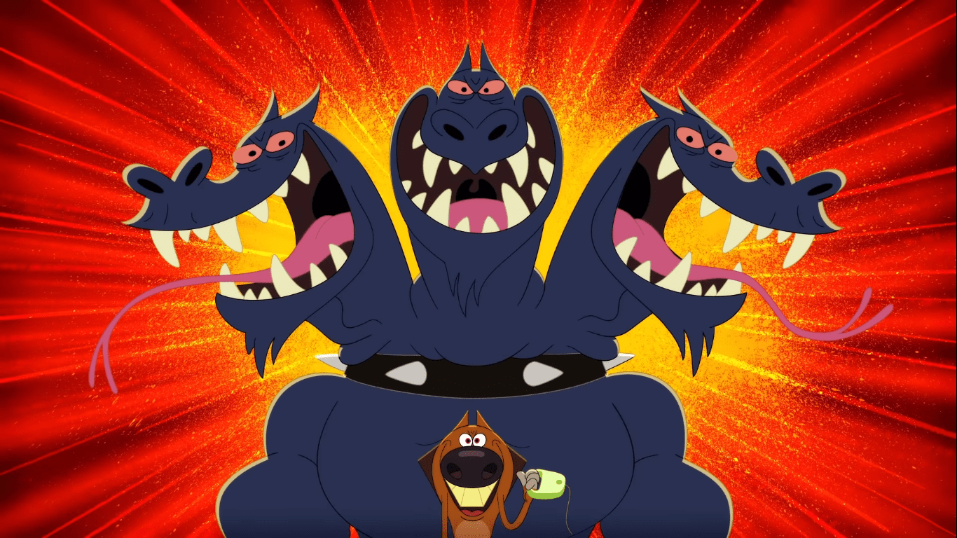 1366x768 Cerberus. Zig & Sharko
