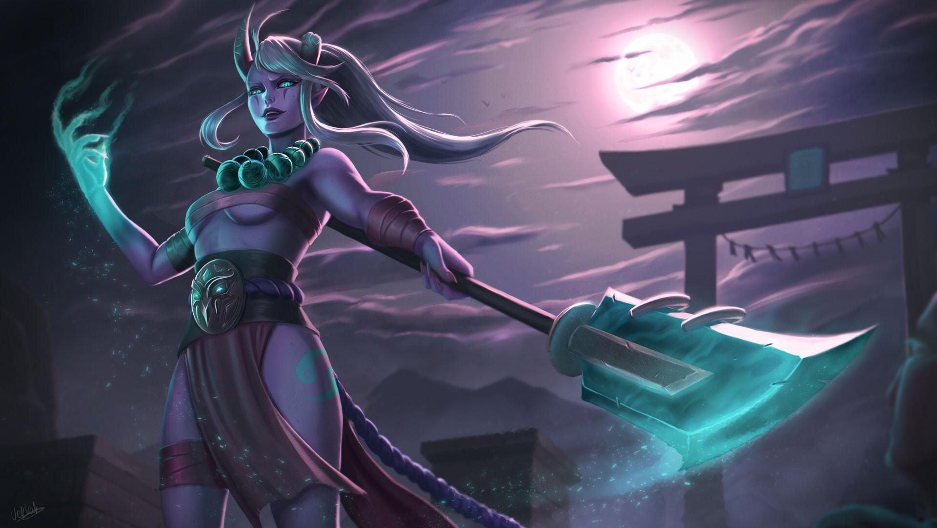 1920x1082 Oni Girl