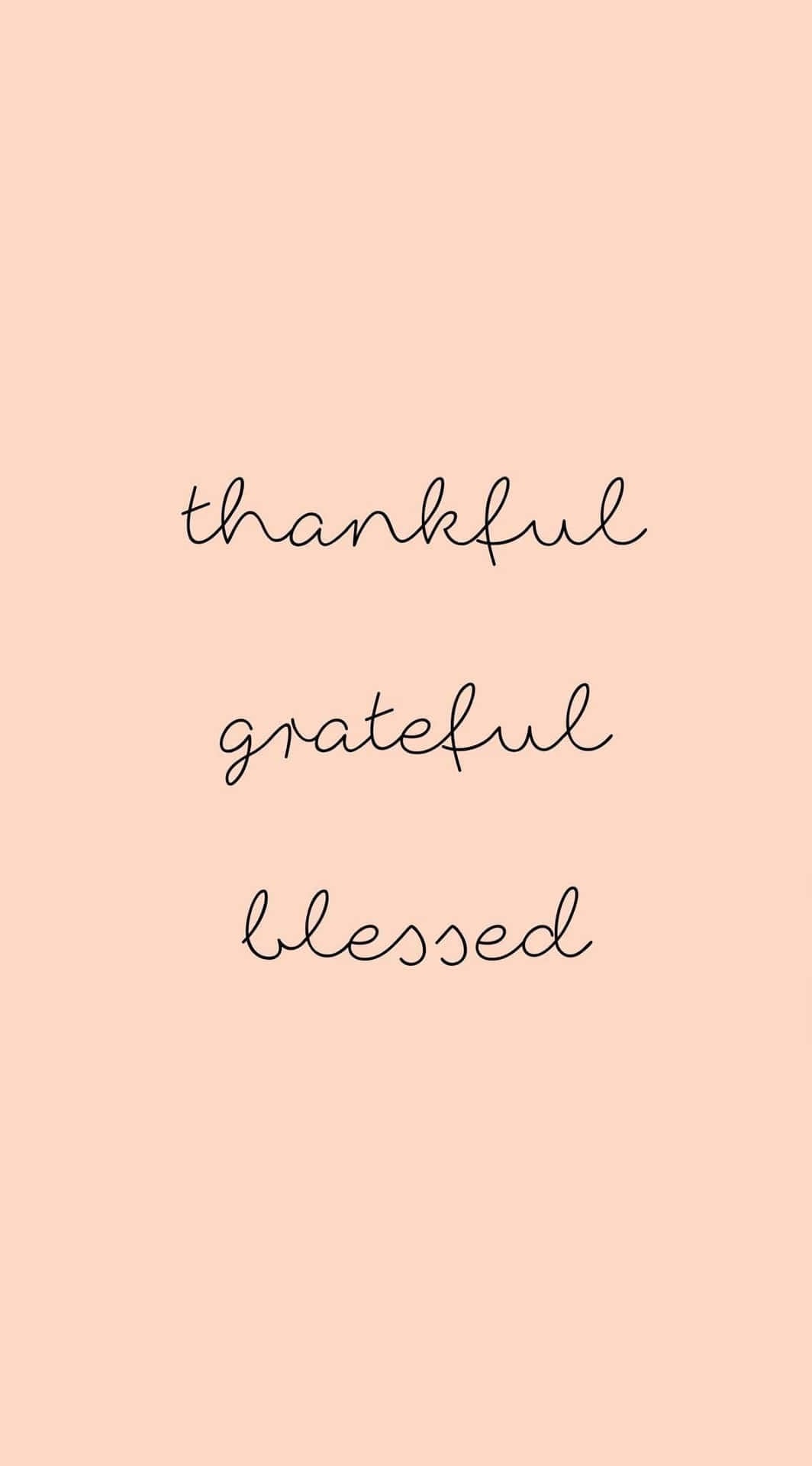 1064x1920 Download Minimalistic Gratitude Quote Wallpaper