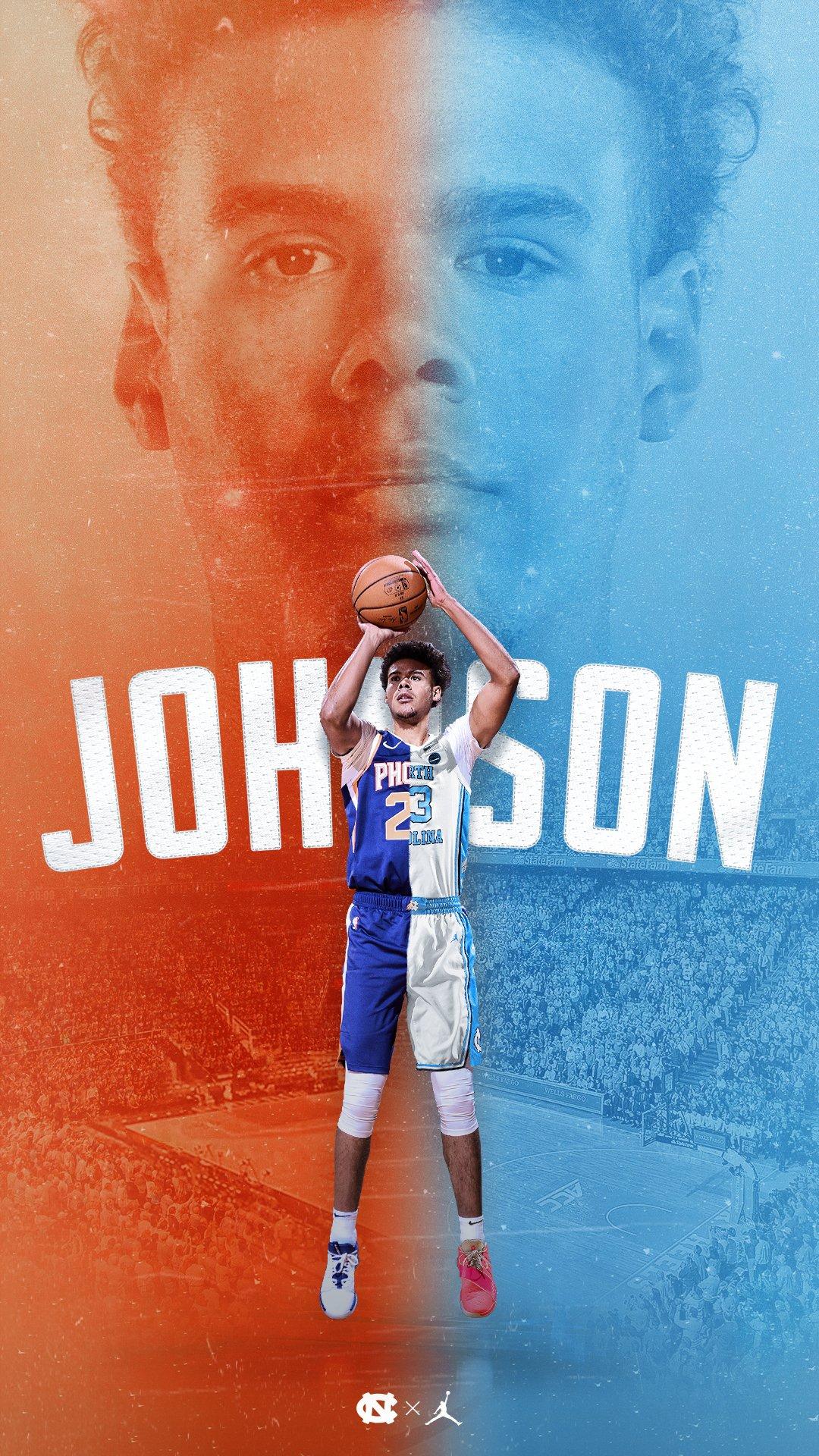 1080x1920 Carolina Basketball Johnson appreciation wallpaper