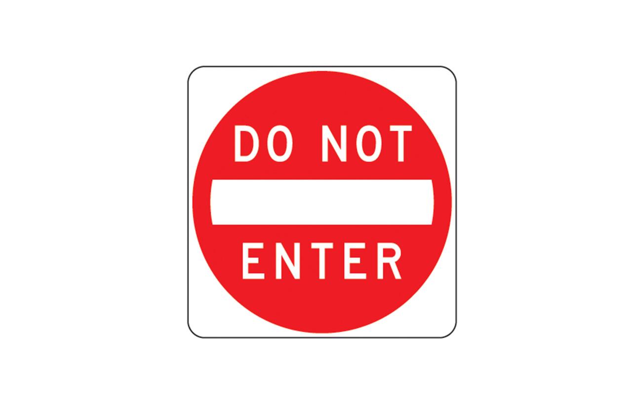 1280x800 Do Not Enter Sign R5 1 Safety Supply Company