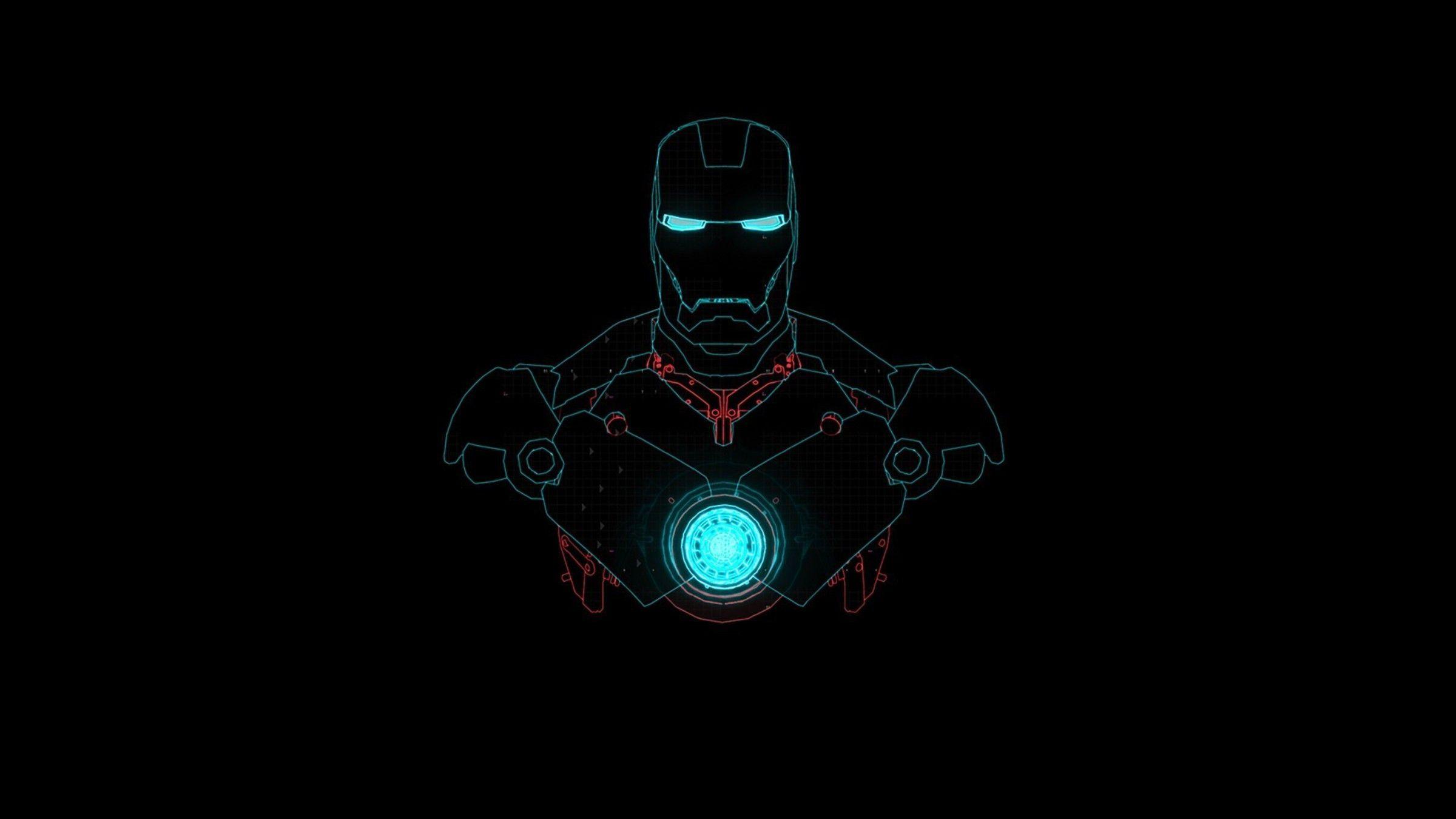 2400x1350 Arc reactor marvel tony stark comics wallpaper