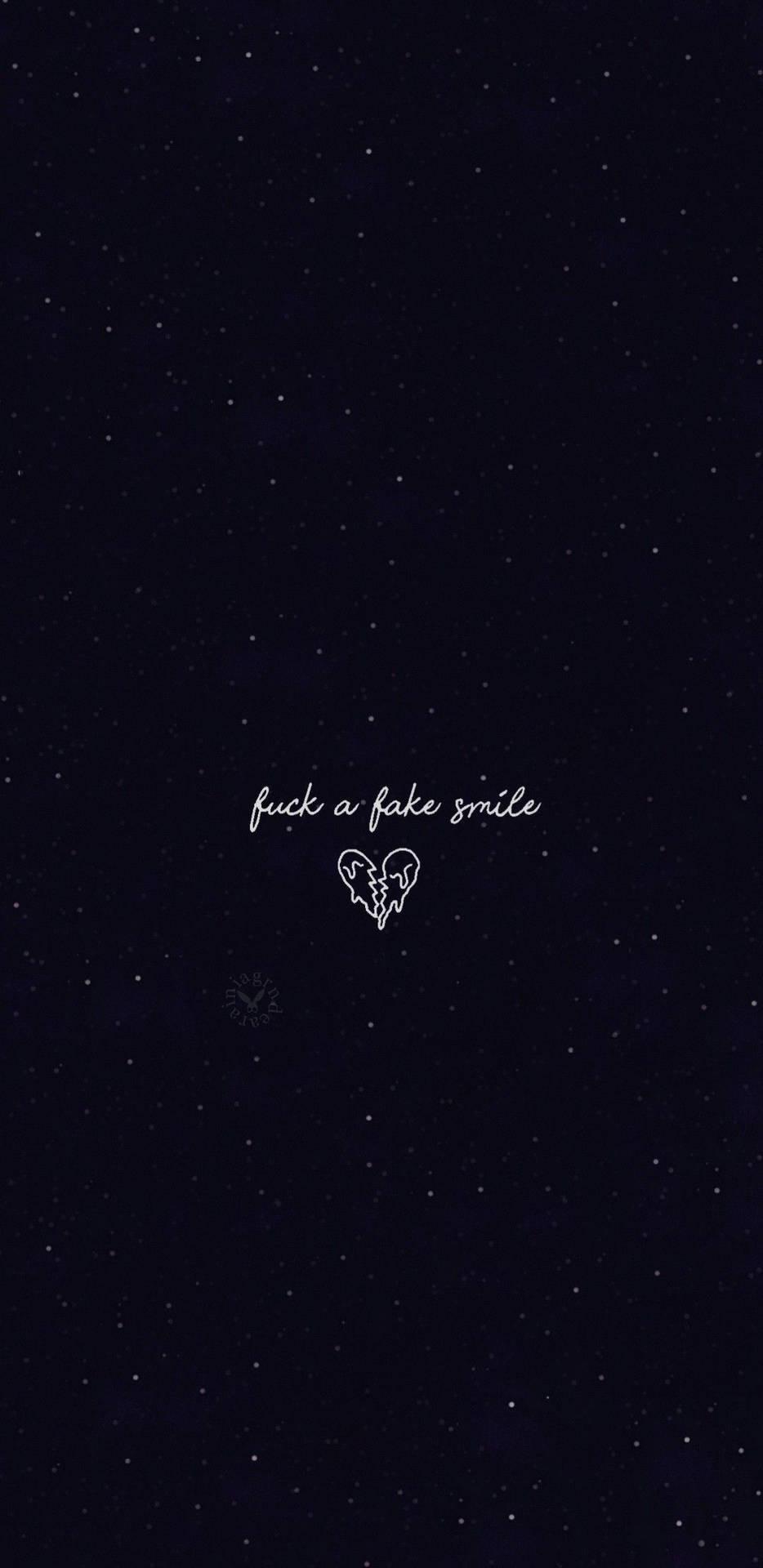 934x1920 Download A Black Background With The Words'fear In Love'written On It Wallpaper