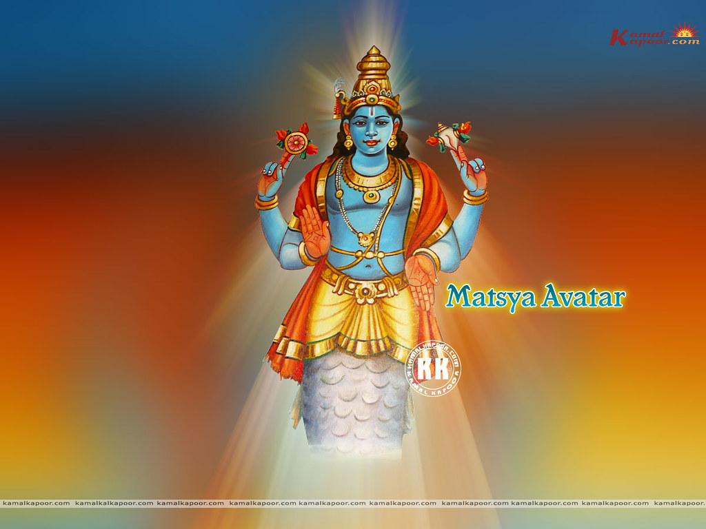 1024x768 God Vishnu Avtar Wa