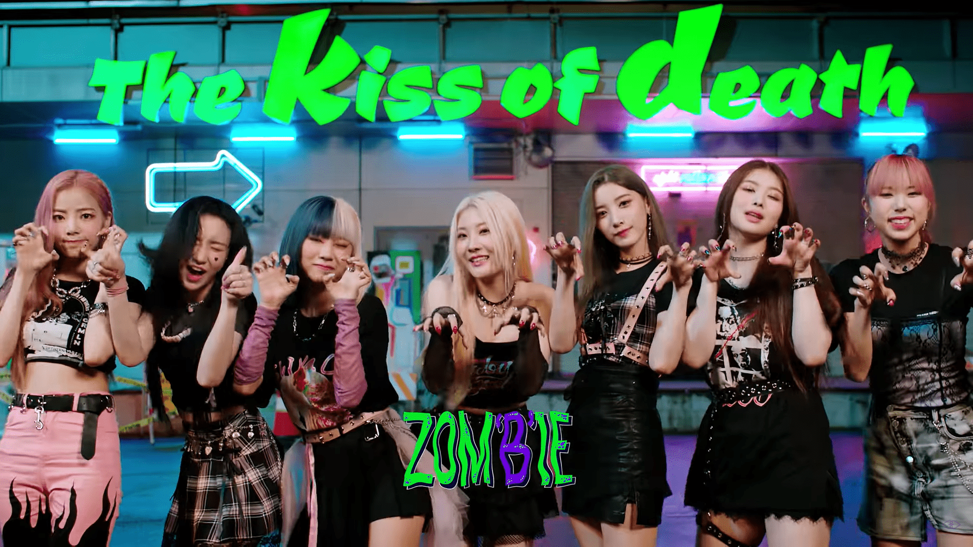 1920x1080 Zombie Purple Kiss Wallpaper