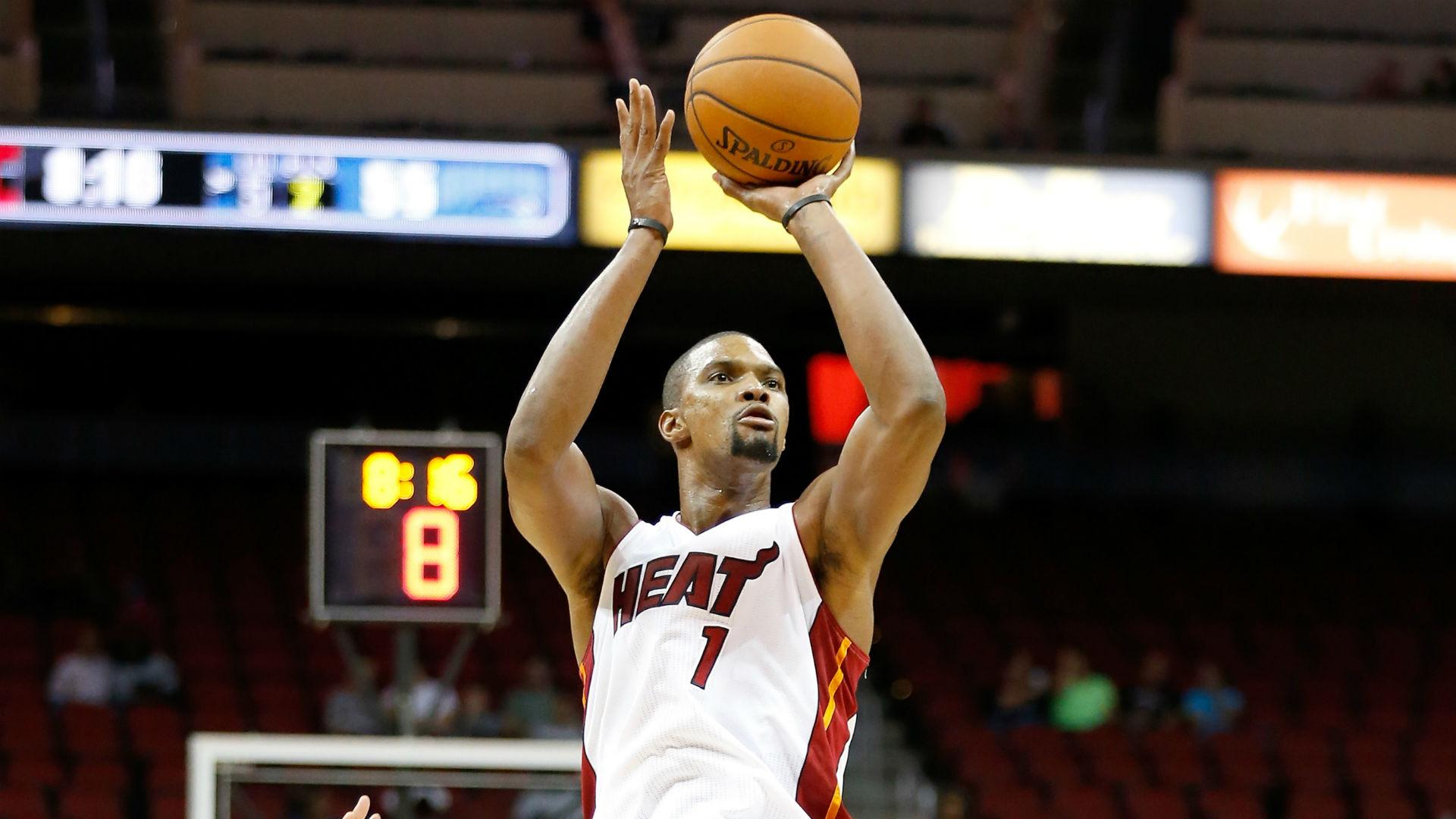 1920x1080 Chris Bosh rejoins Heat on sidelines, return could be near