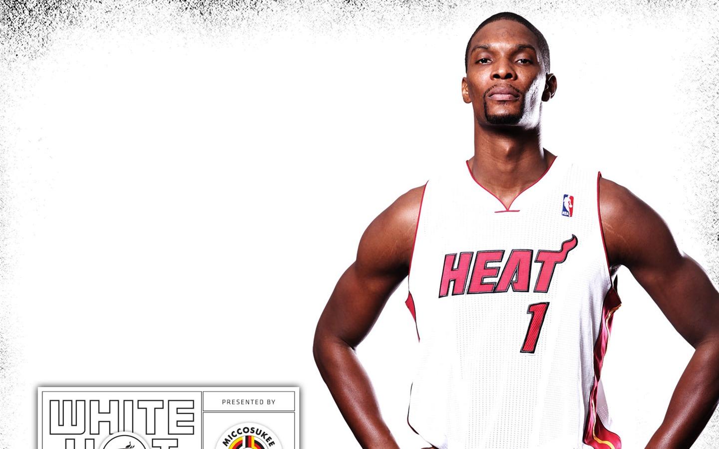 1440x900 2010 11 NBA Miami Heat Chris Bosh Playoffs