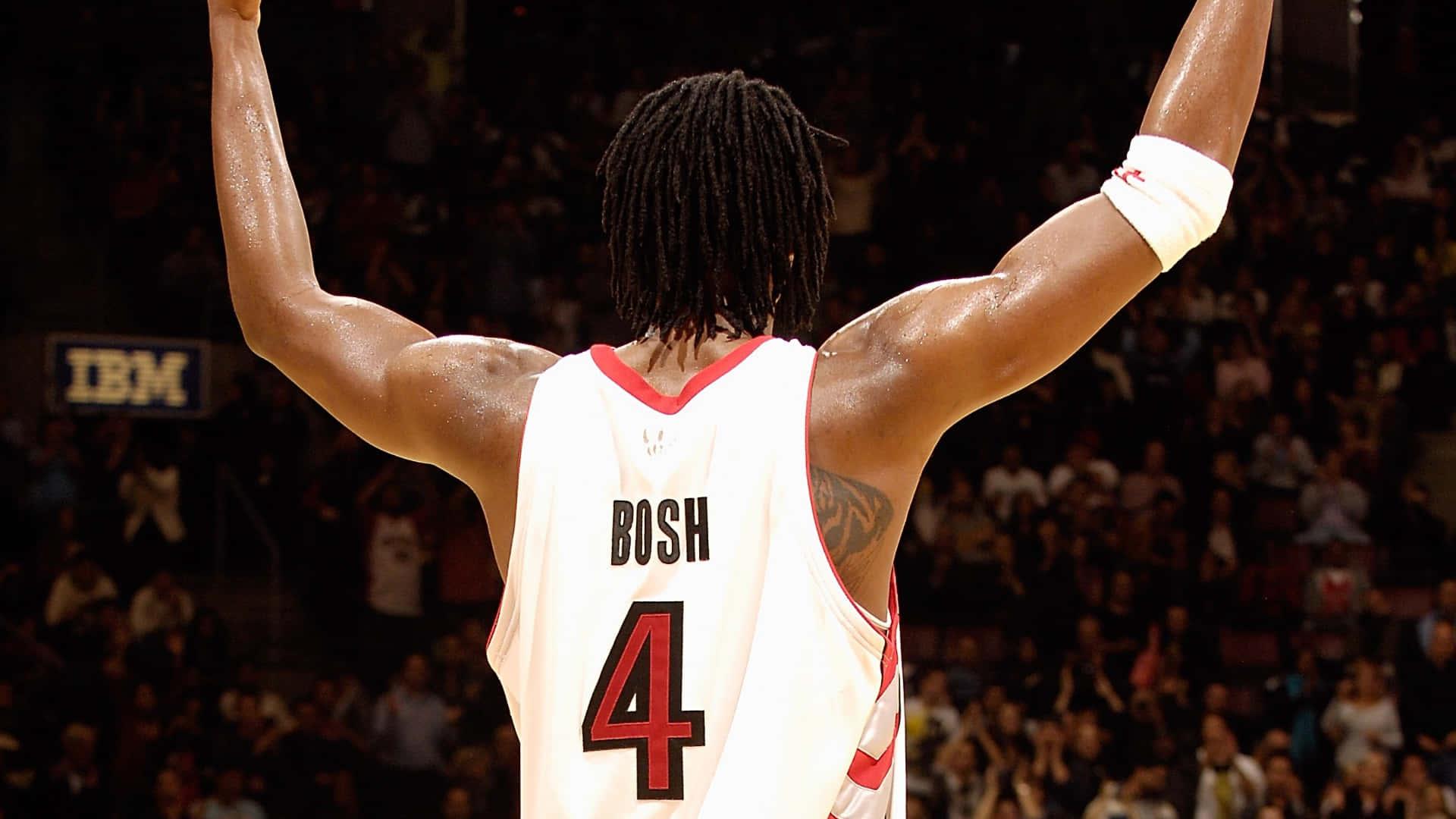 1920x1080 Download American NBA Player Chris Bosh Back Medium Angle Shot Wallpaper