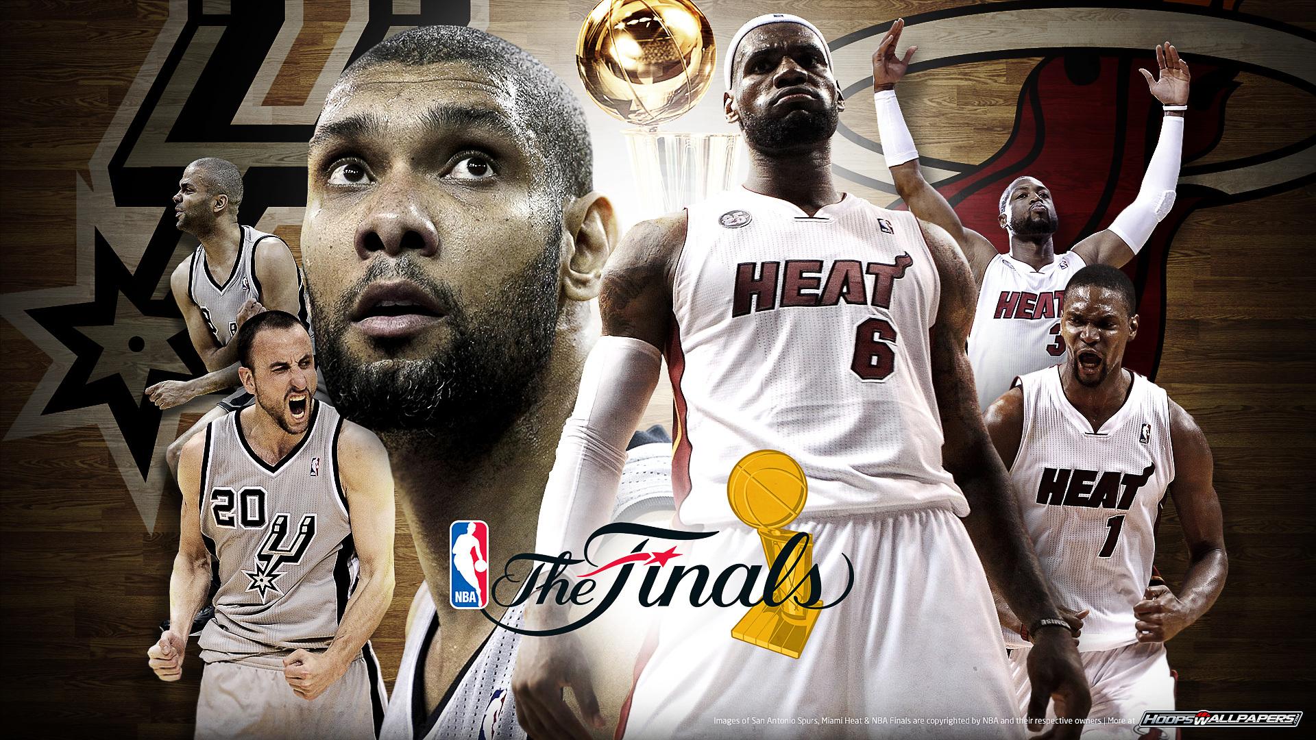 1920x1080 Download wallpaper NBA, Lebron James, Miami Heat, San Antonio Spurs, Famous Stars Dwayne Wade, Tim Duncan, Tony Parker, NBA Finals, Chris Bosh, Manu Ginobili, section sports in resolution 1920x1080