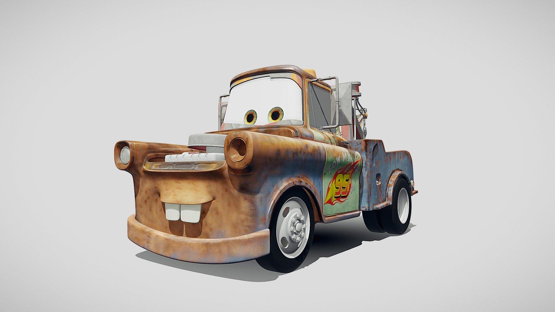 1920x1080 Tow Mater CARS Royalty Free 3D model by SQUIR3D [5b76dec]