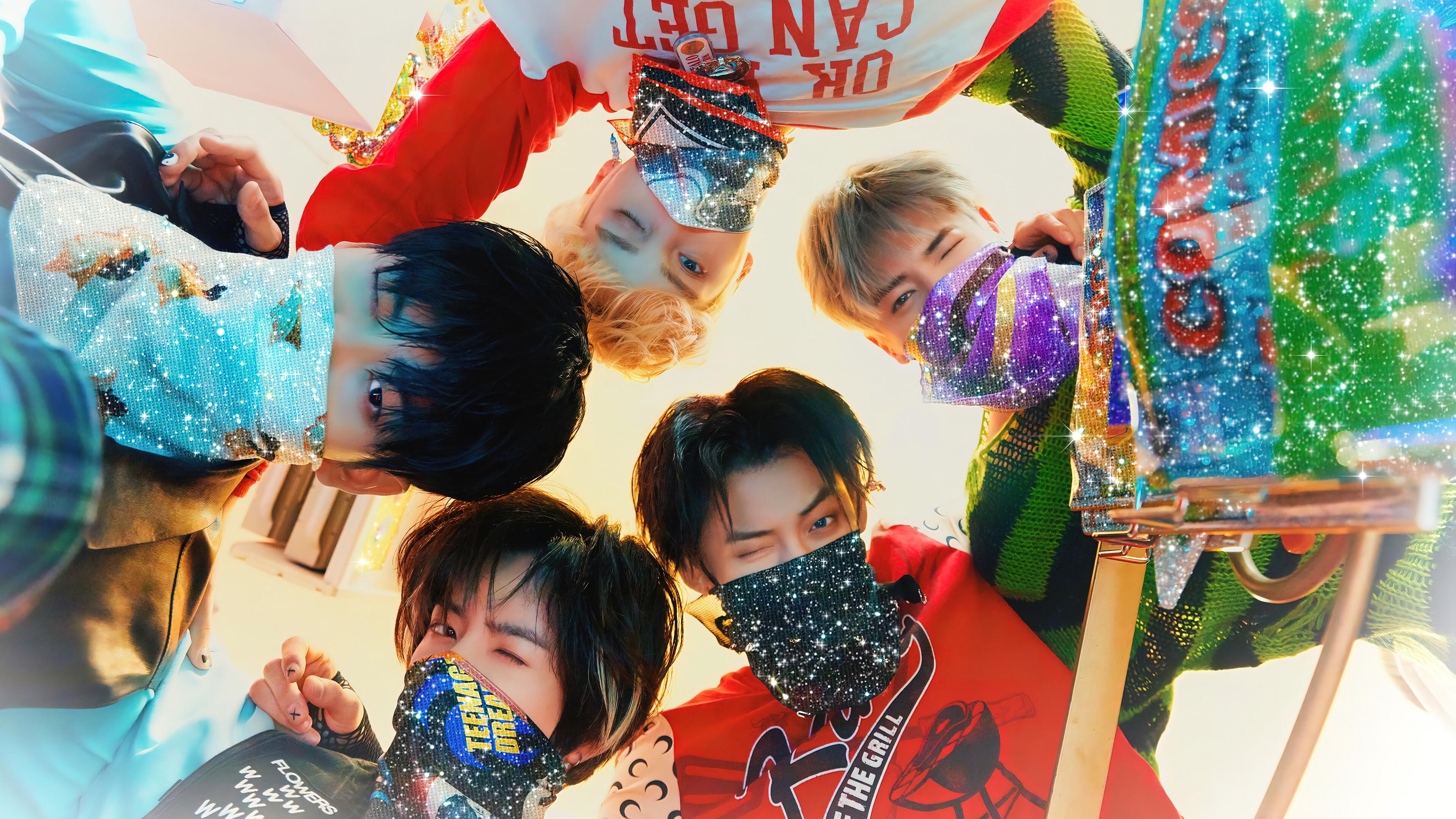 3840x2160 txt, kpop, members, loser=lover, tomorrow x together, the chaos chapter, fight or escape, 4k, pc Gallery HD Wallpaper