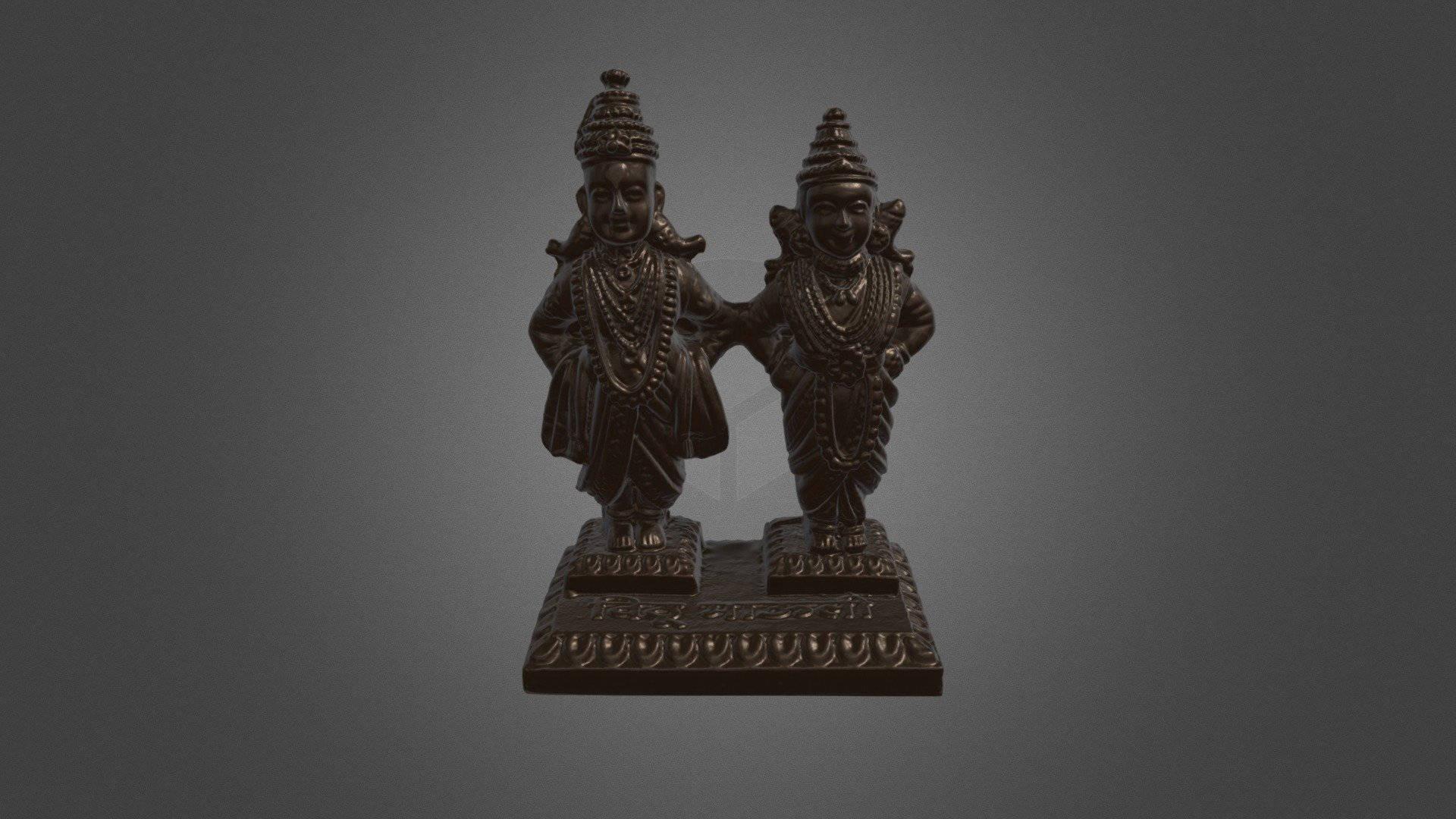 1920x1080 Download Lord Vitthal Pandurang And Rukmini Idol Statues Wallpaper