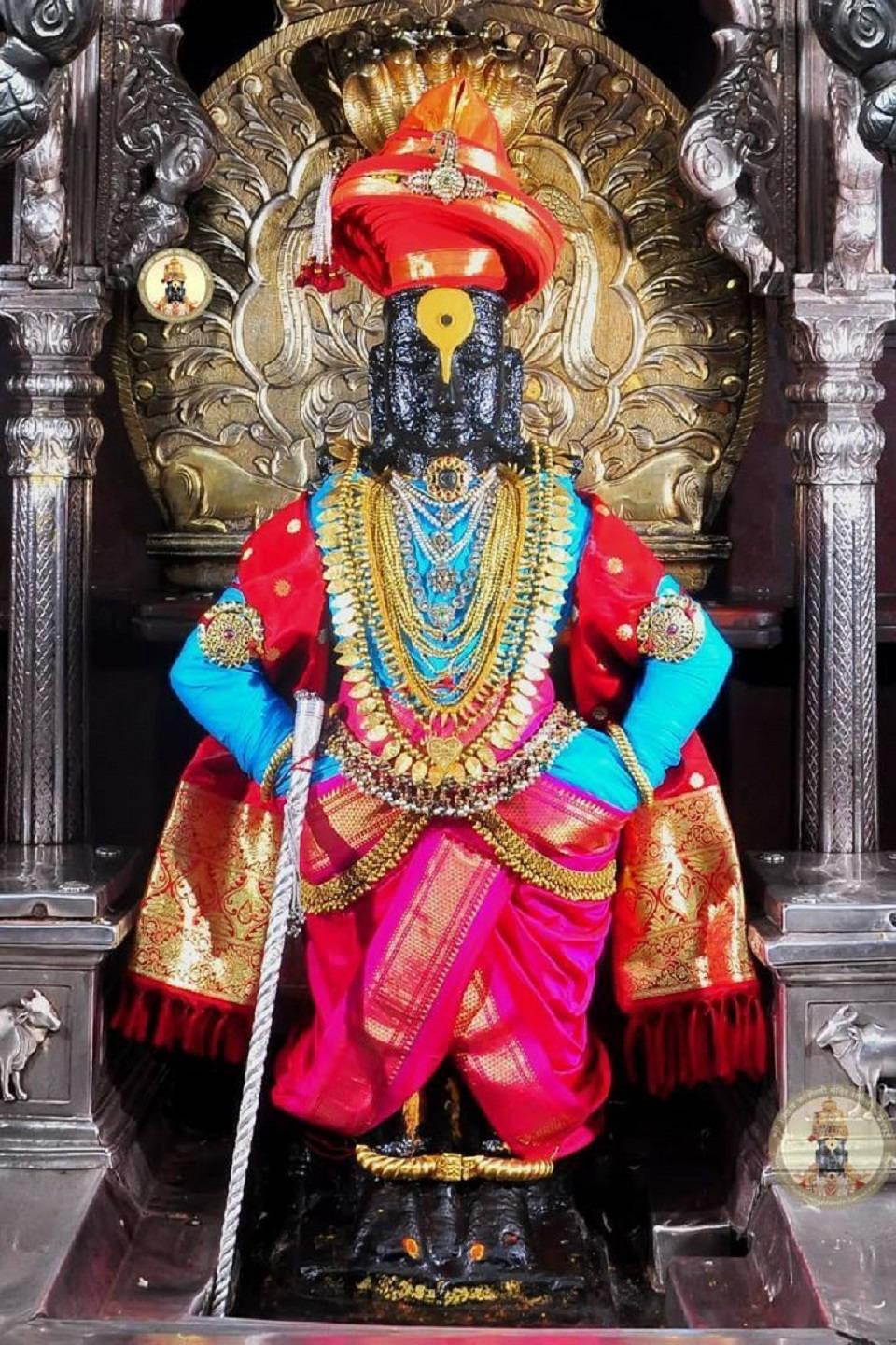 960x1440 Download Lord Pandurang Statue In Maharashta Wallpaper
