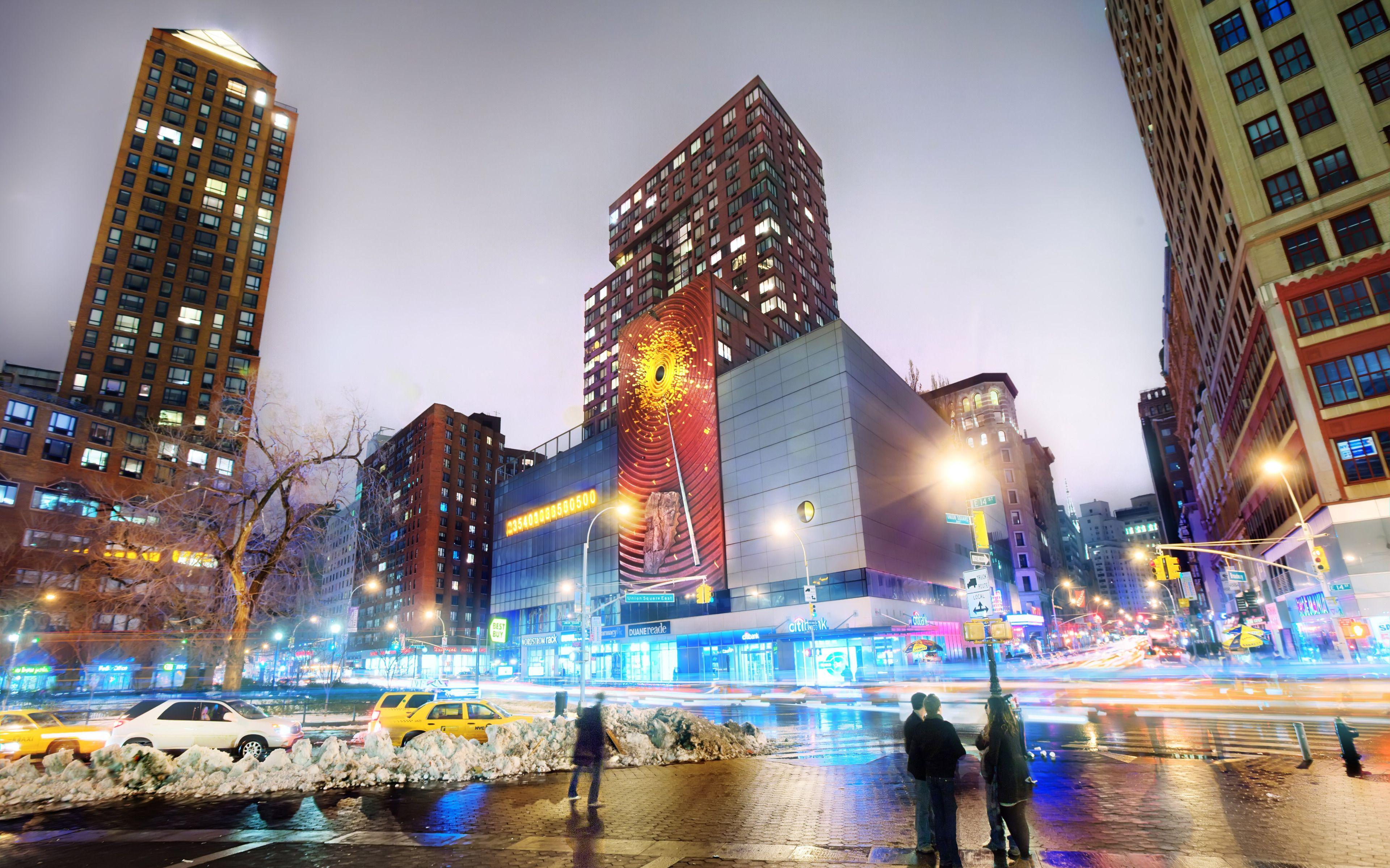 3840x2400 The Union', United States, New York City, Union Square widescreen