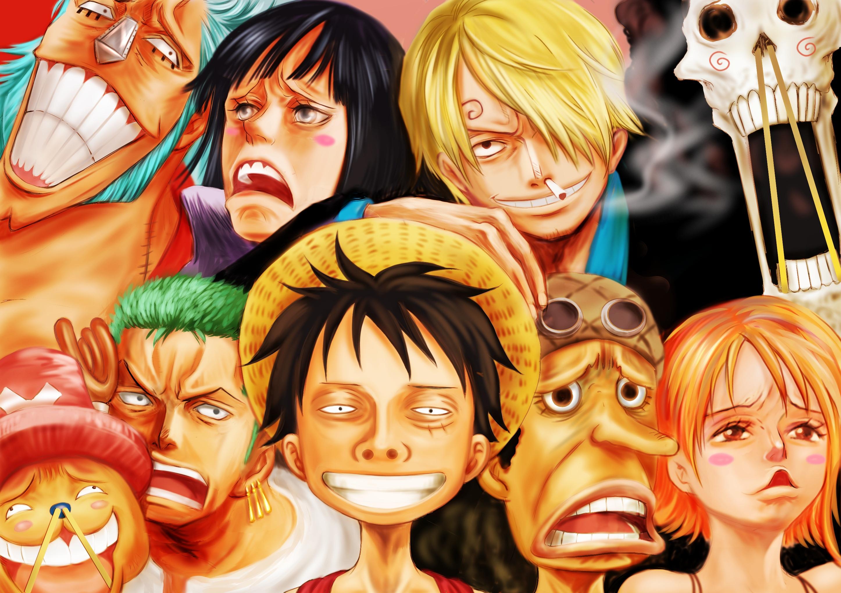 2893x2039 Brook One Piece Franky One Piece Monkey D Luffy Nami One Piece Nico Robin Roronoa Zoro Sanji One Pie Wallpaper:2893x2039