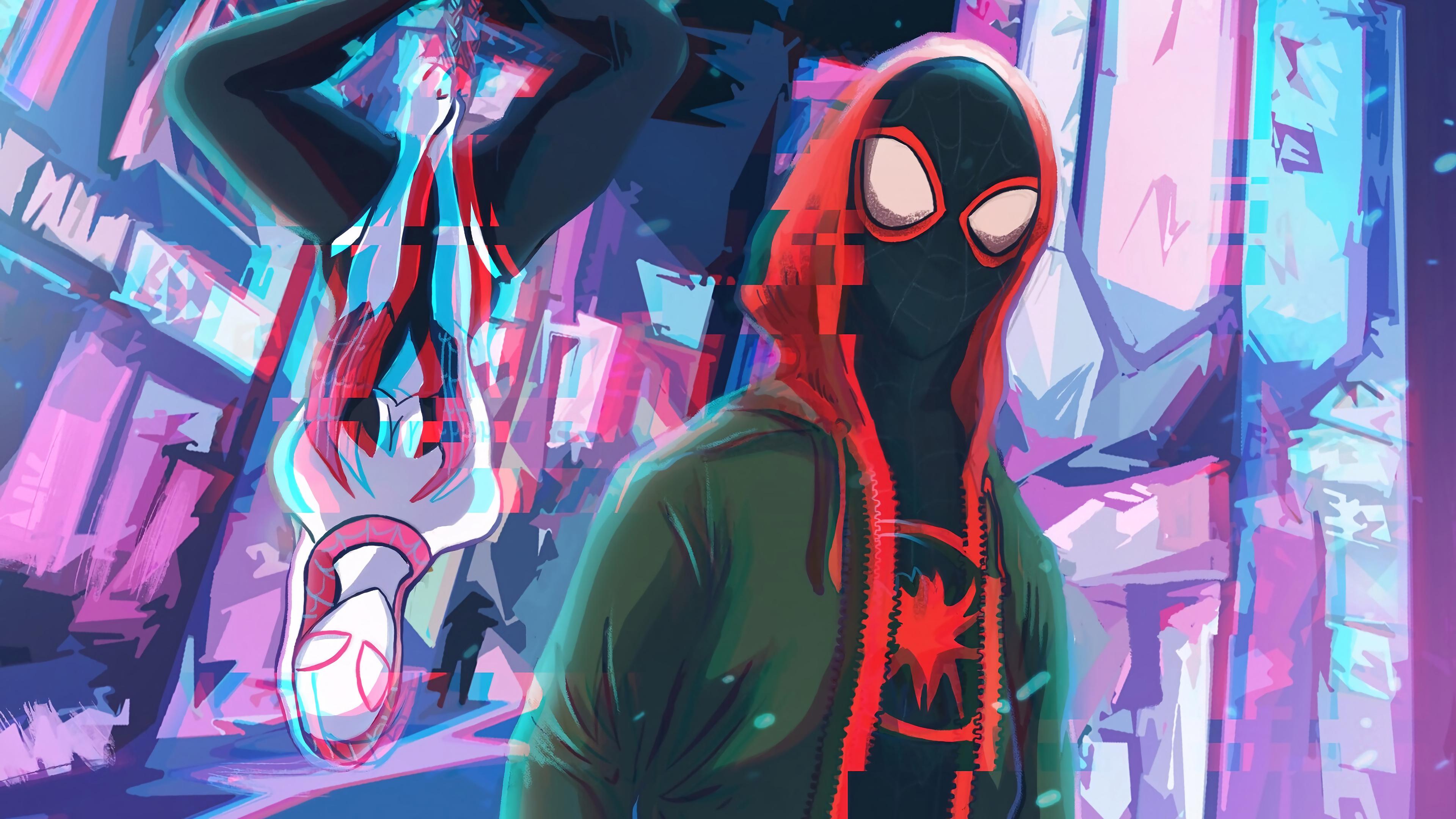 3840x2160 Miles Morales, Spider Gwen, Spider Man, 4K Gallery HD Wallpaper