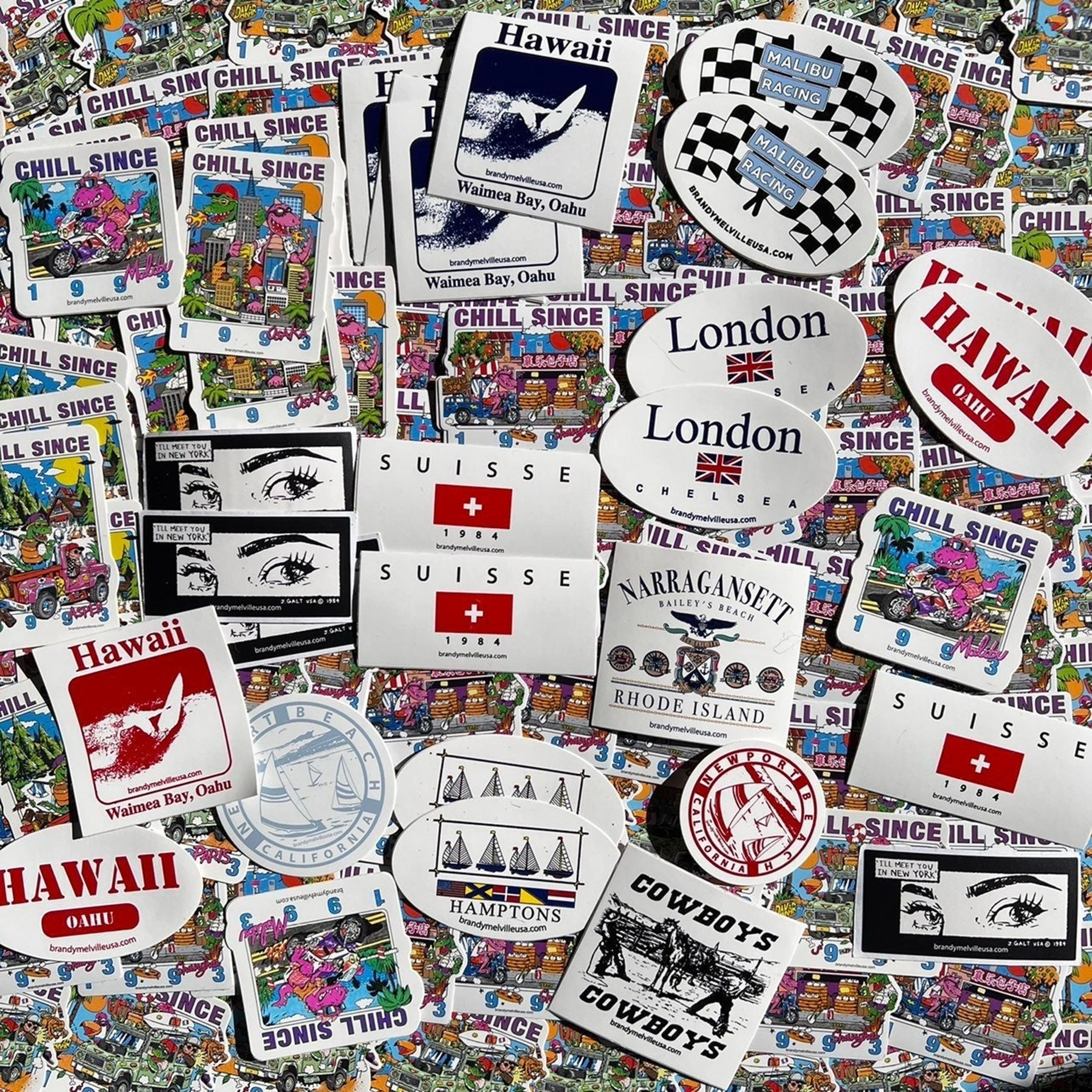 3840x3840 Brandy Melville Logo Stickers