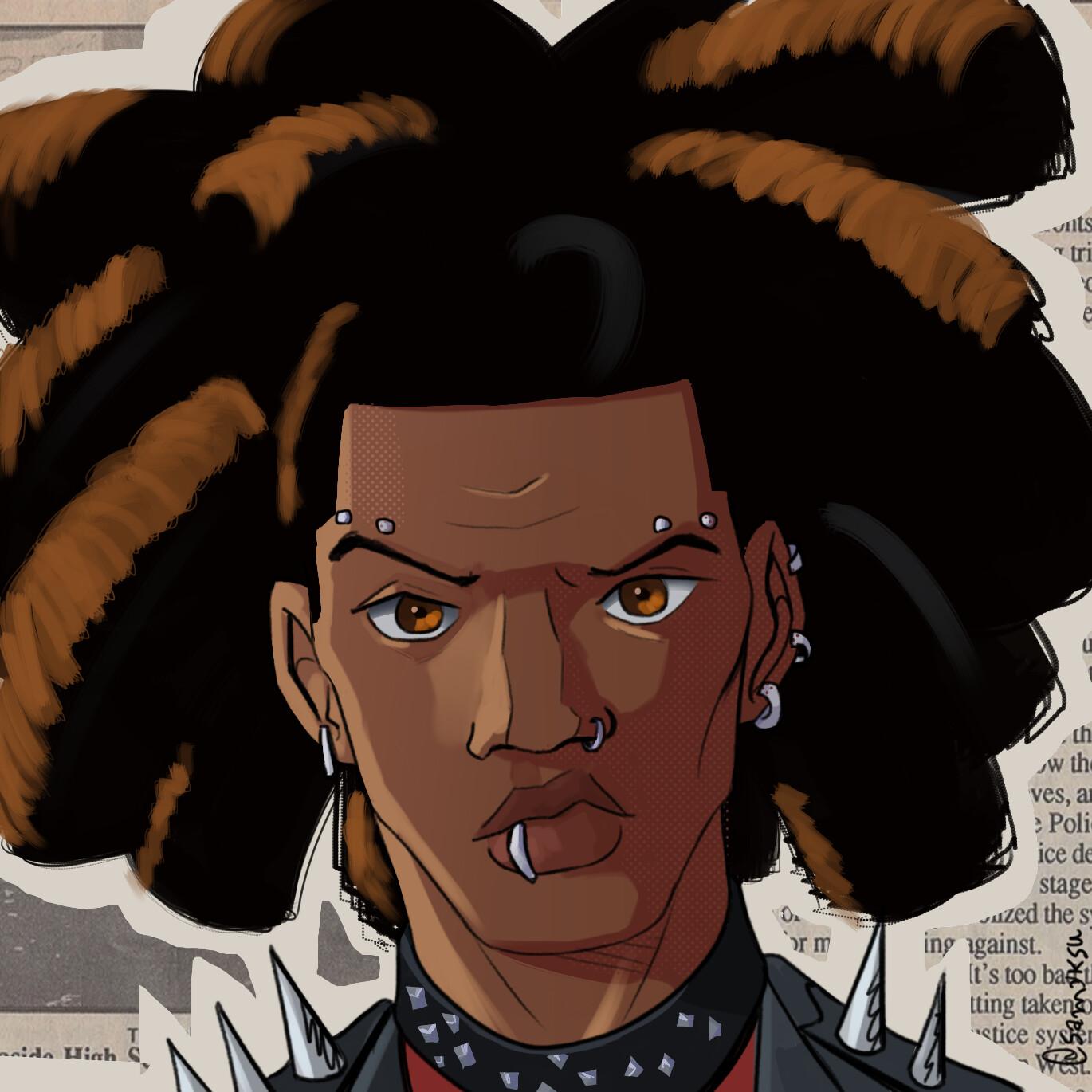 1370x1370 Hobie Brown / Spider Punk. Spider Man Across The Spider Verse