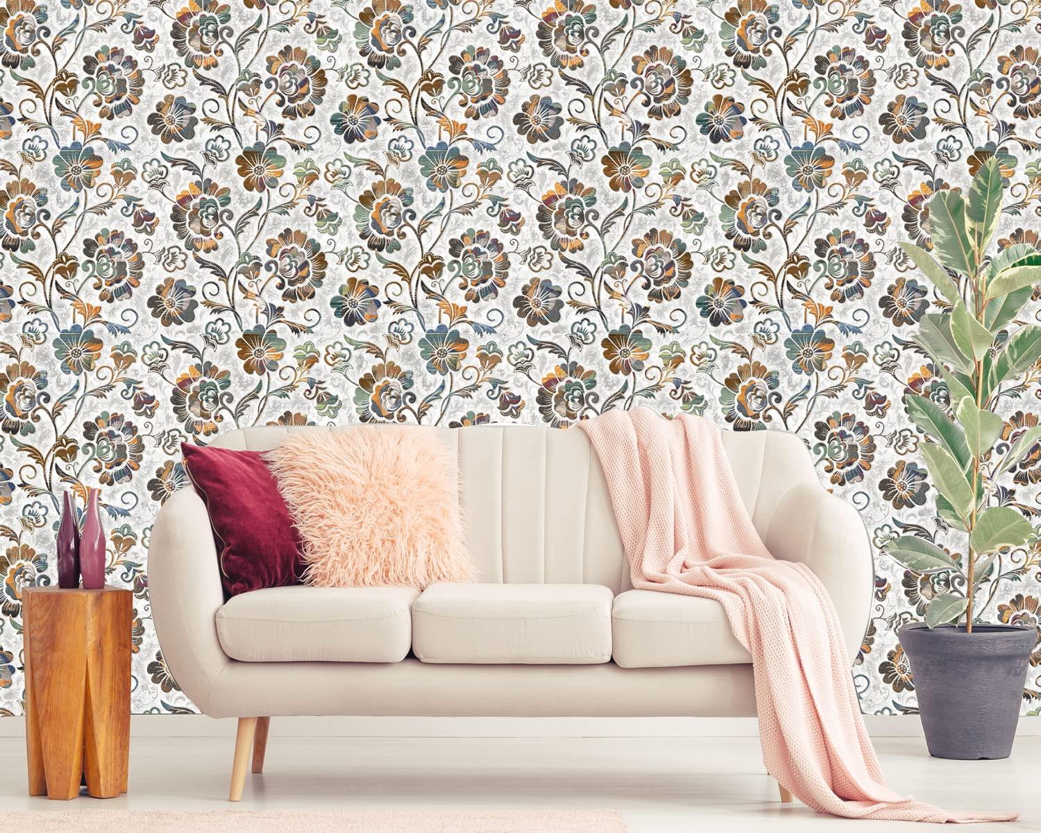 1500x1200 Wall Craft Wallpaper for Room Bedroom Livingroom Home Office Wall Dcor (Size 16x90 Inch) Design31 : Amazon.in: Home Improvement