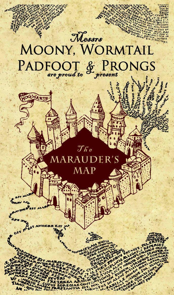harry potter marauders map wallpaper
