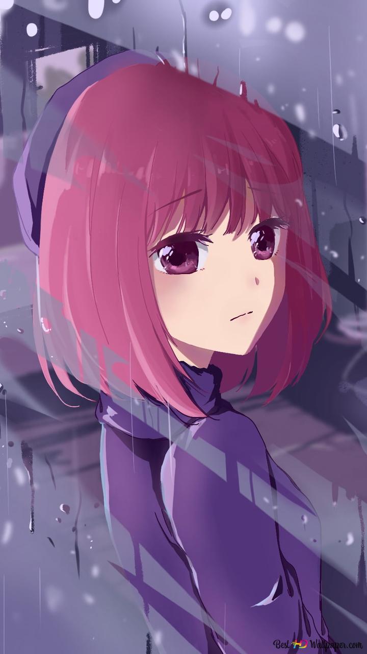 720x1280 Oshi no Ko anime Japanese manga series pink haired Kana Arima 2K wallpaper download