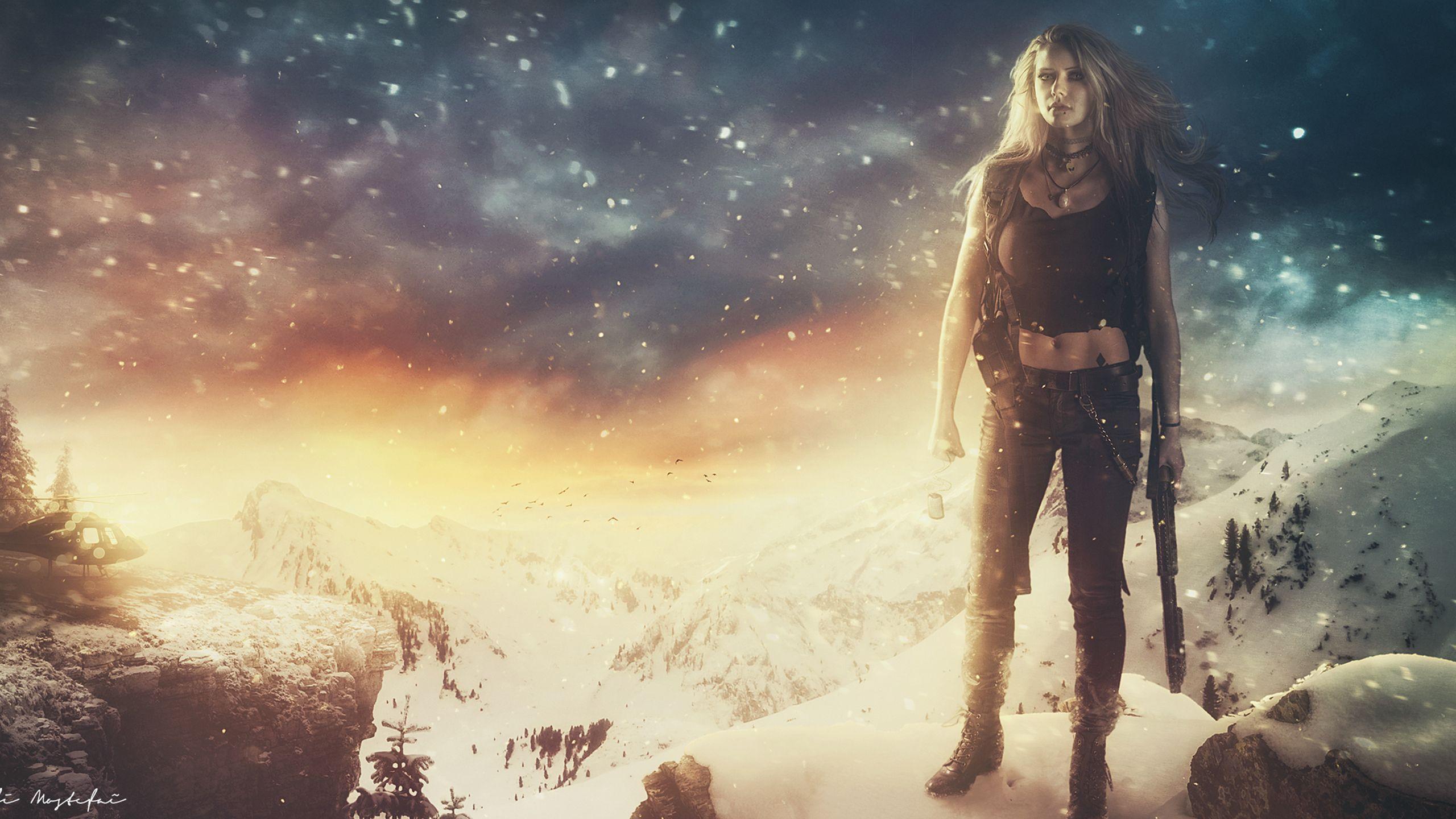2560x1440 4k Game Girl Wallpaper