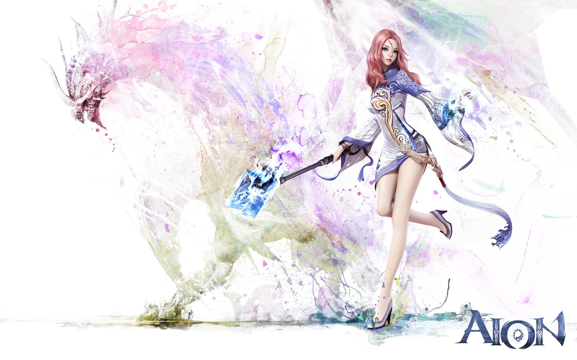 1920x1200 Wallpaper 4k Aion Game Girl Wallpaper