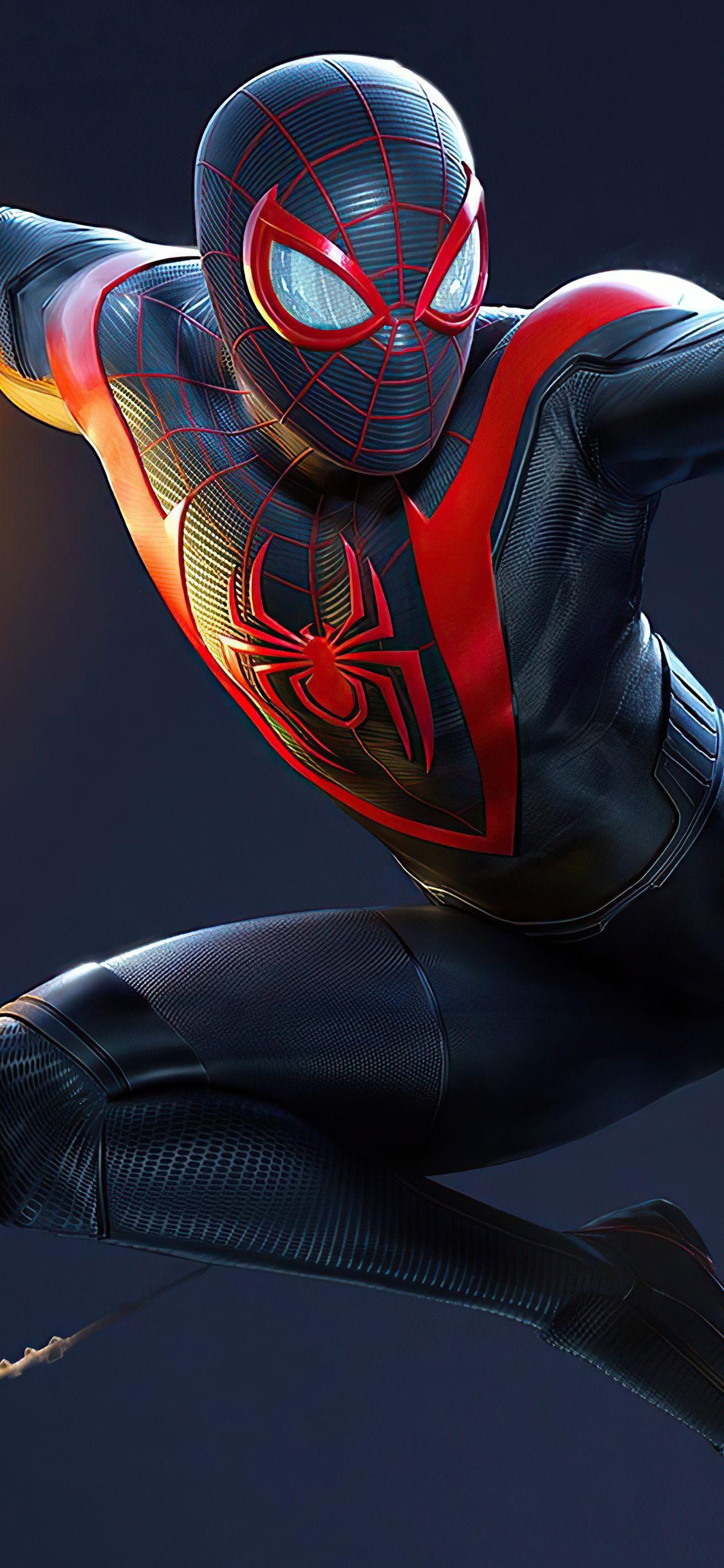 1125x2436 Marvel Spider Man Miles Morales PS5 Wallpaper