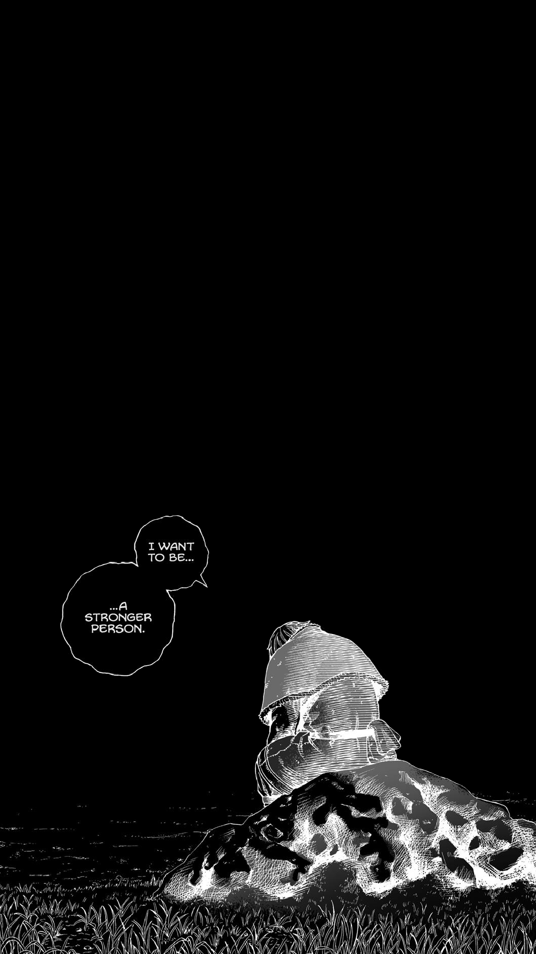 1080x1920 OLED dark mode phone wallpaper (16:9 version & 20:9 version)