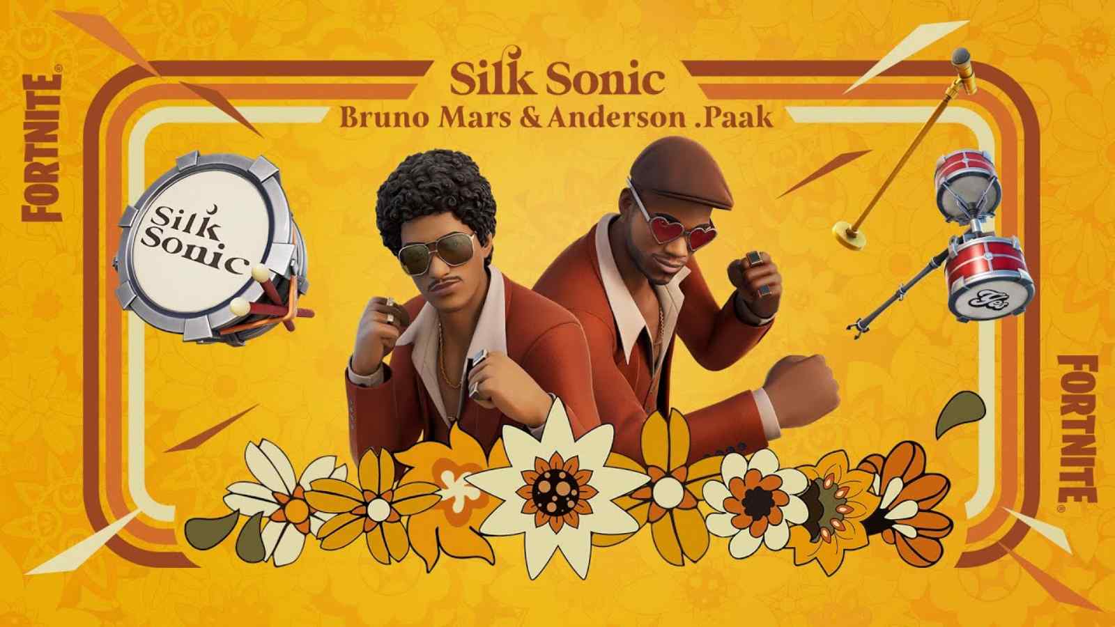 1600x900 Fortnite Silk Sonic Duo: New Icon Series Skins released in Chapter 3