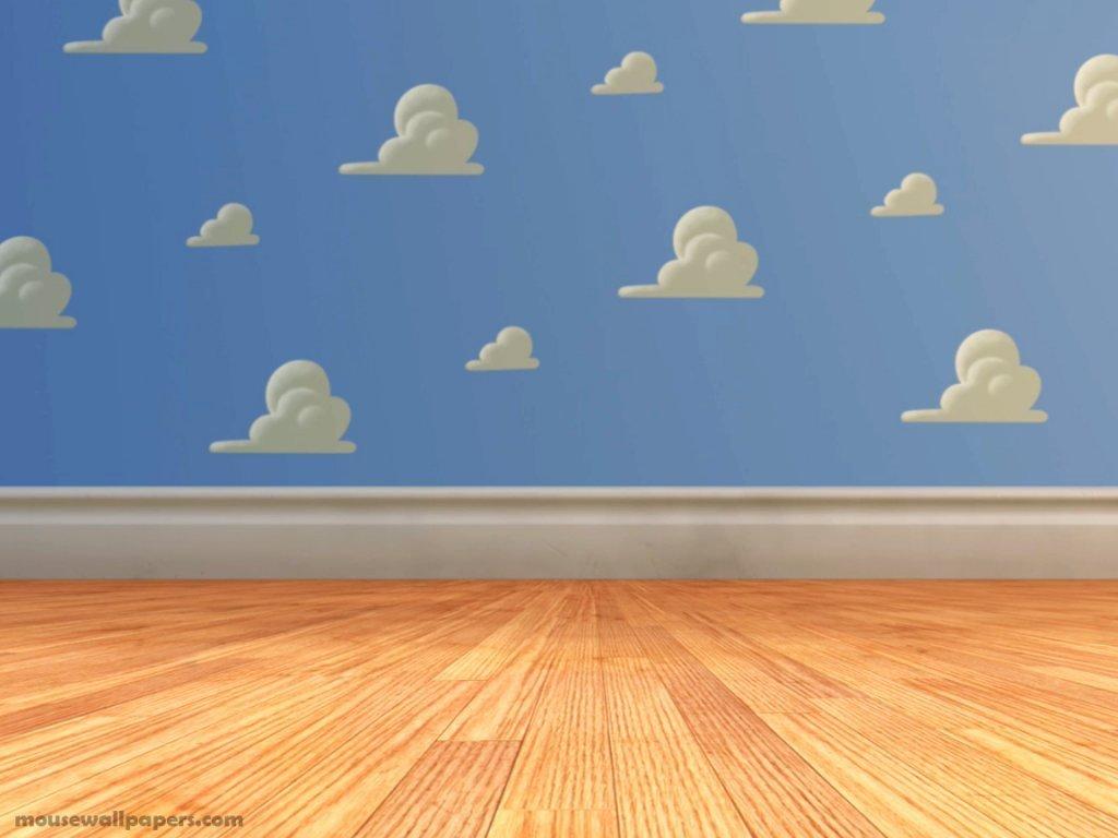 1024x768 Toy Story Cloud Wallpaper