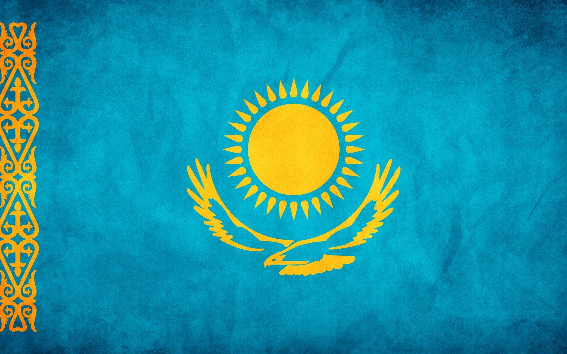 1920x1200 Flag of Kazakhstan HD Wallpaper