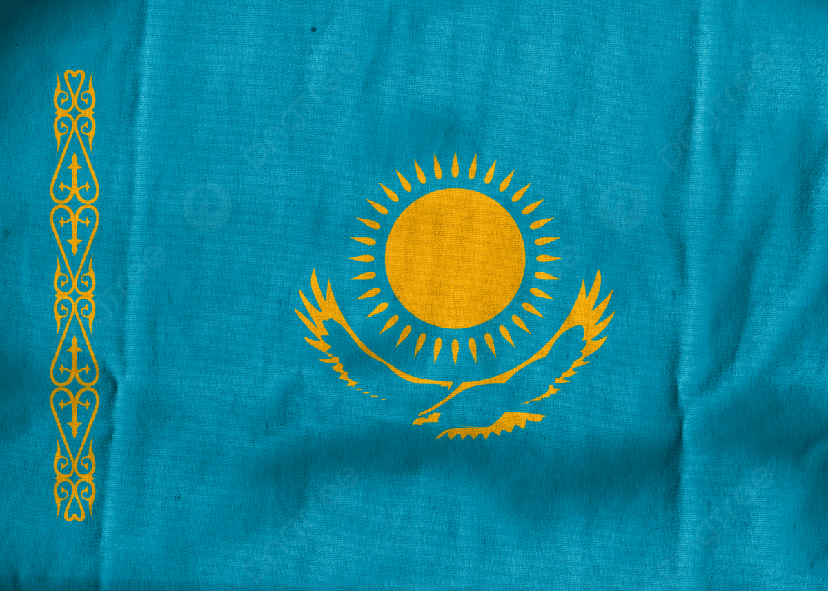 1200x857 Kazakhstan Waving With Fabric Texture Background, Kazakhstan, Background, Flag Texture Background Image And Wallpaper for Free Download