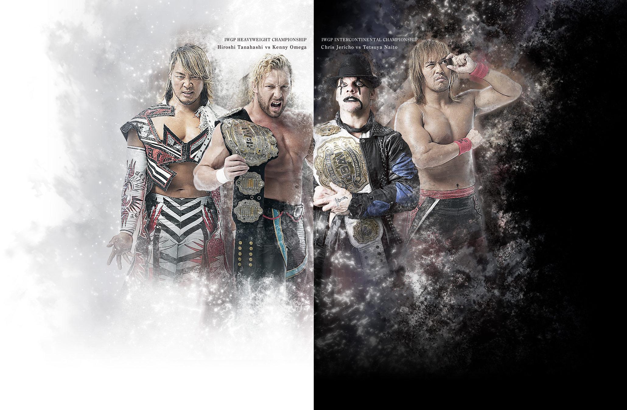 2060x1348 Awesome looking wallpaper for main event and semi main event from NJPW World
