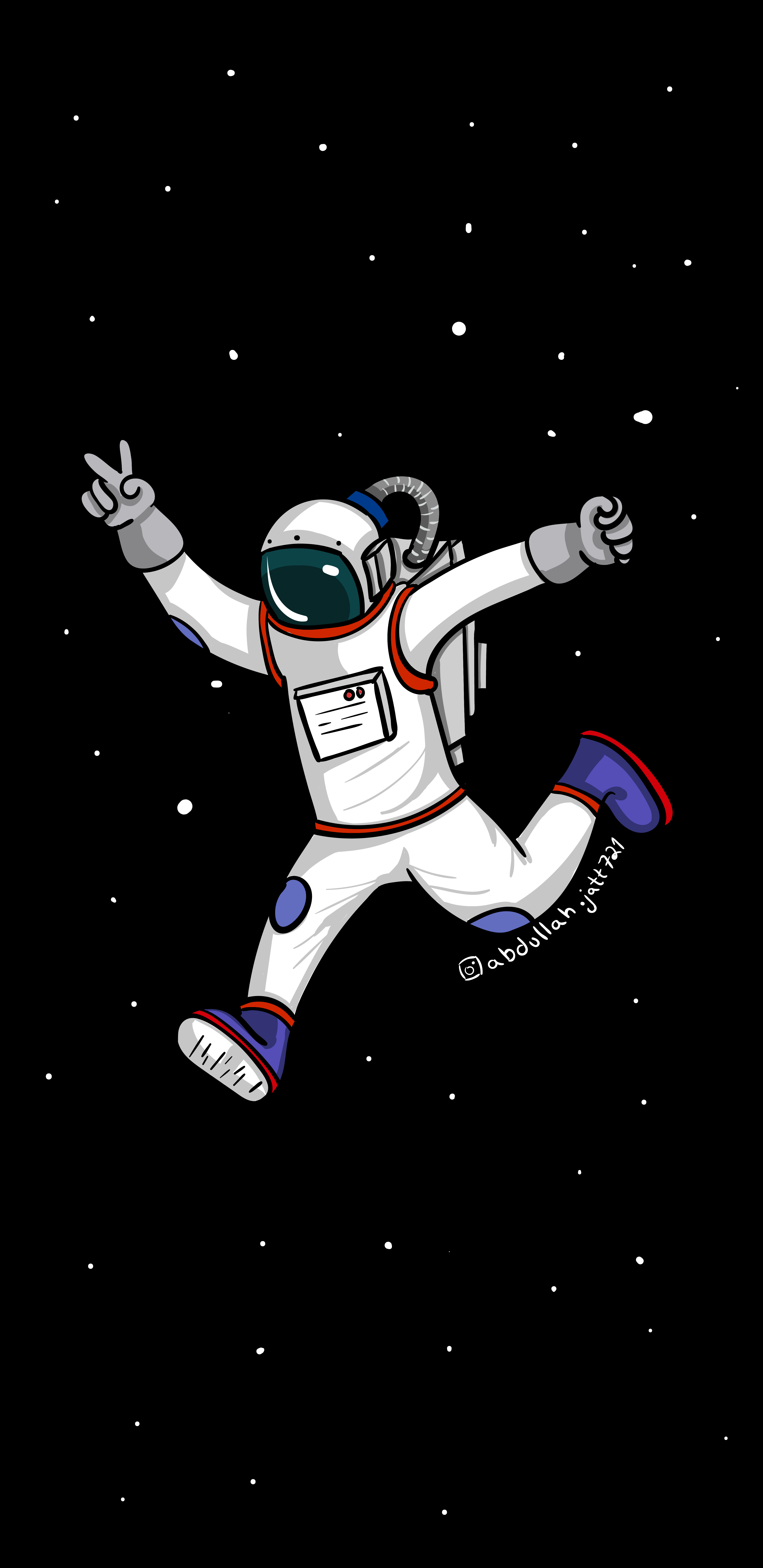 4500x9250 I was Listening to Astronaut in the ocean by Masked Wolf so I thought of making a quick doodle.[1080x2220]
