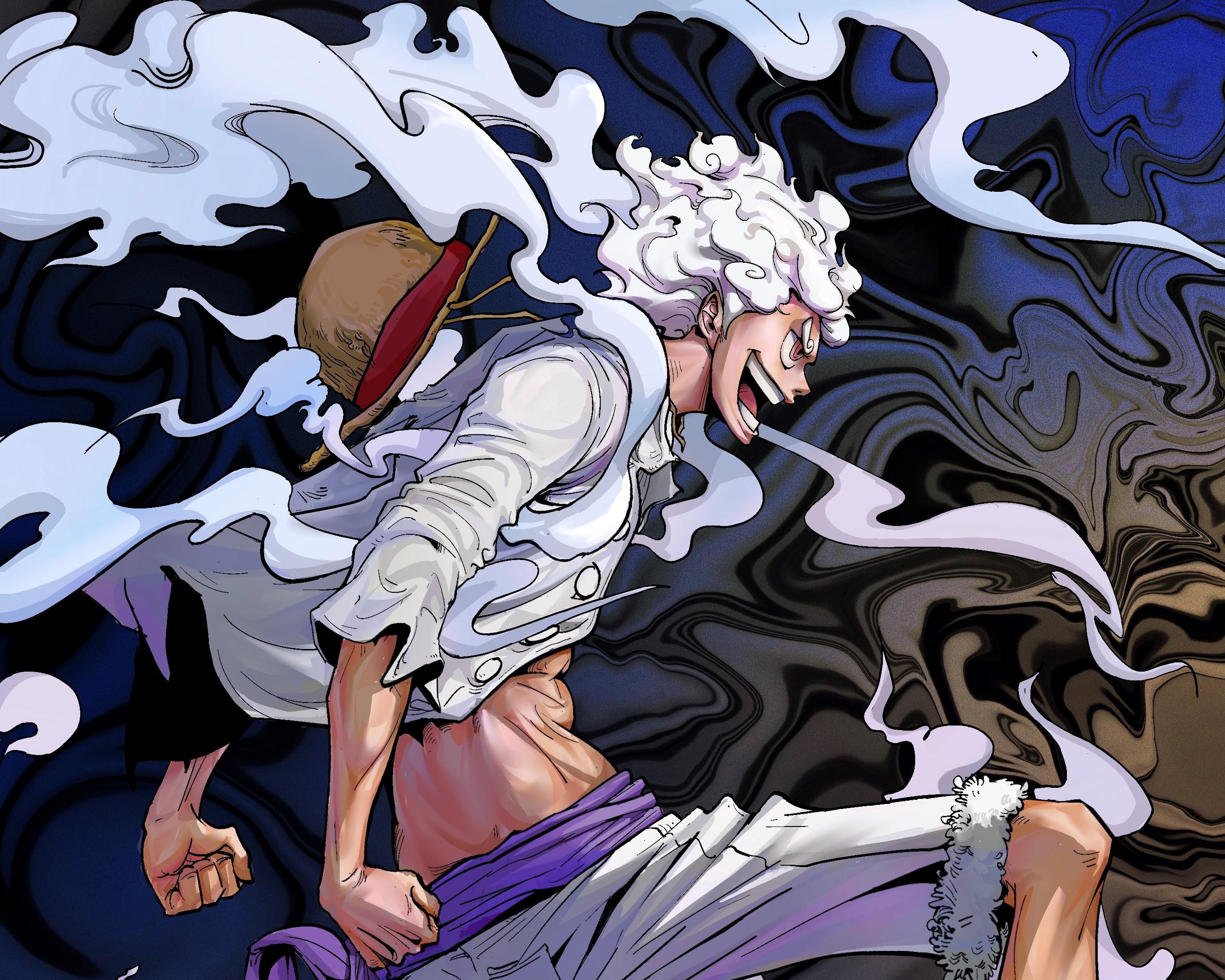 2657x2126 Luffy Gear 5 Desktop Wallpaper