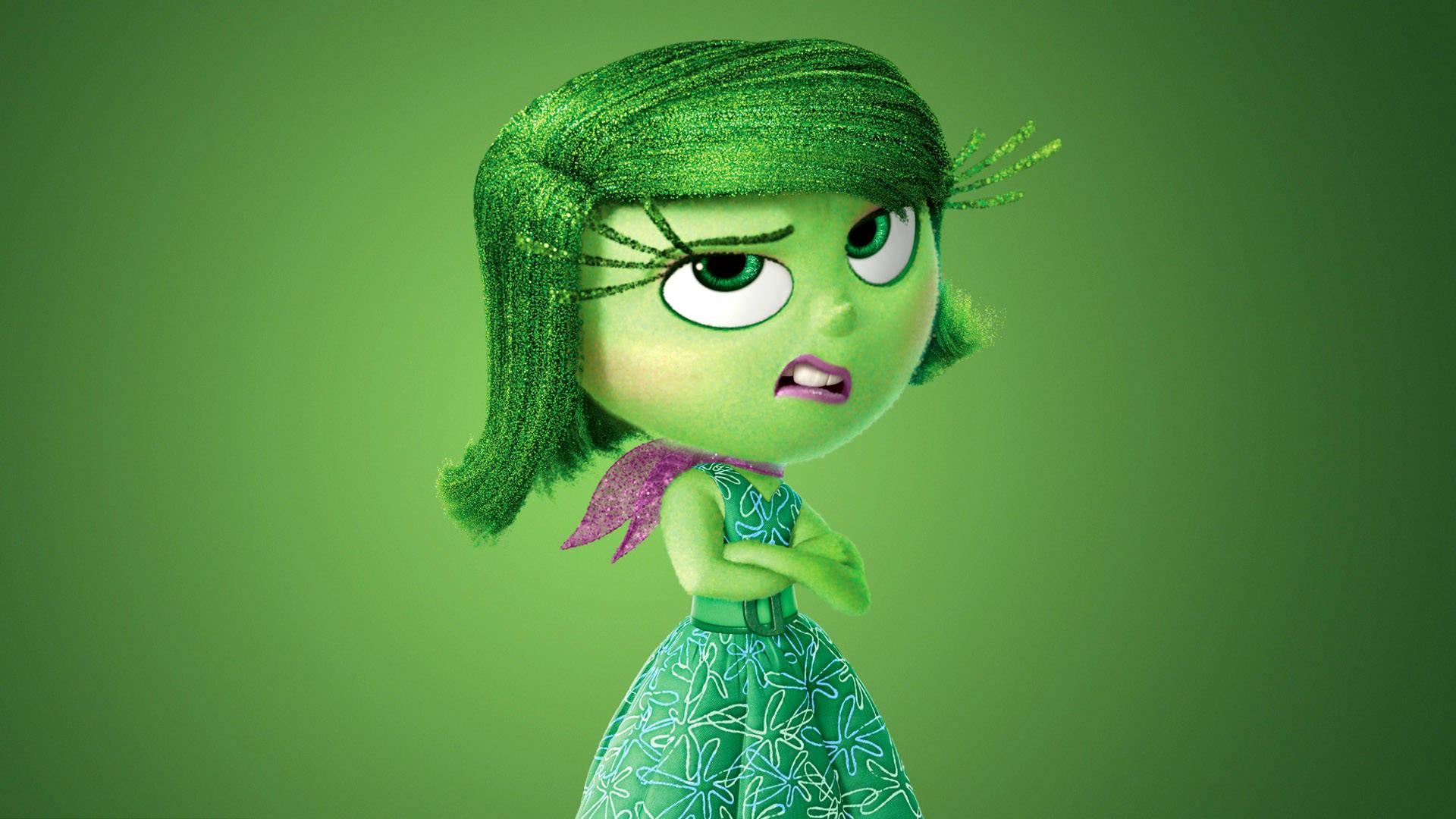 1920x1080 Download Disgust from Inside Out Feels Her Way Through Life Wallpaper