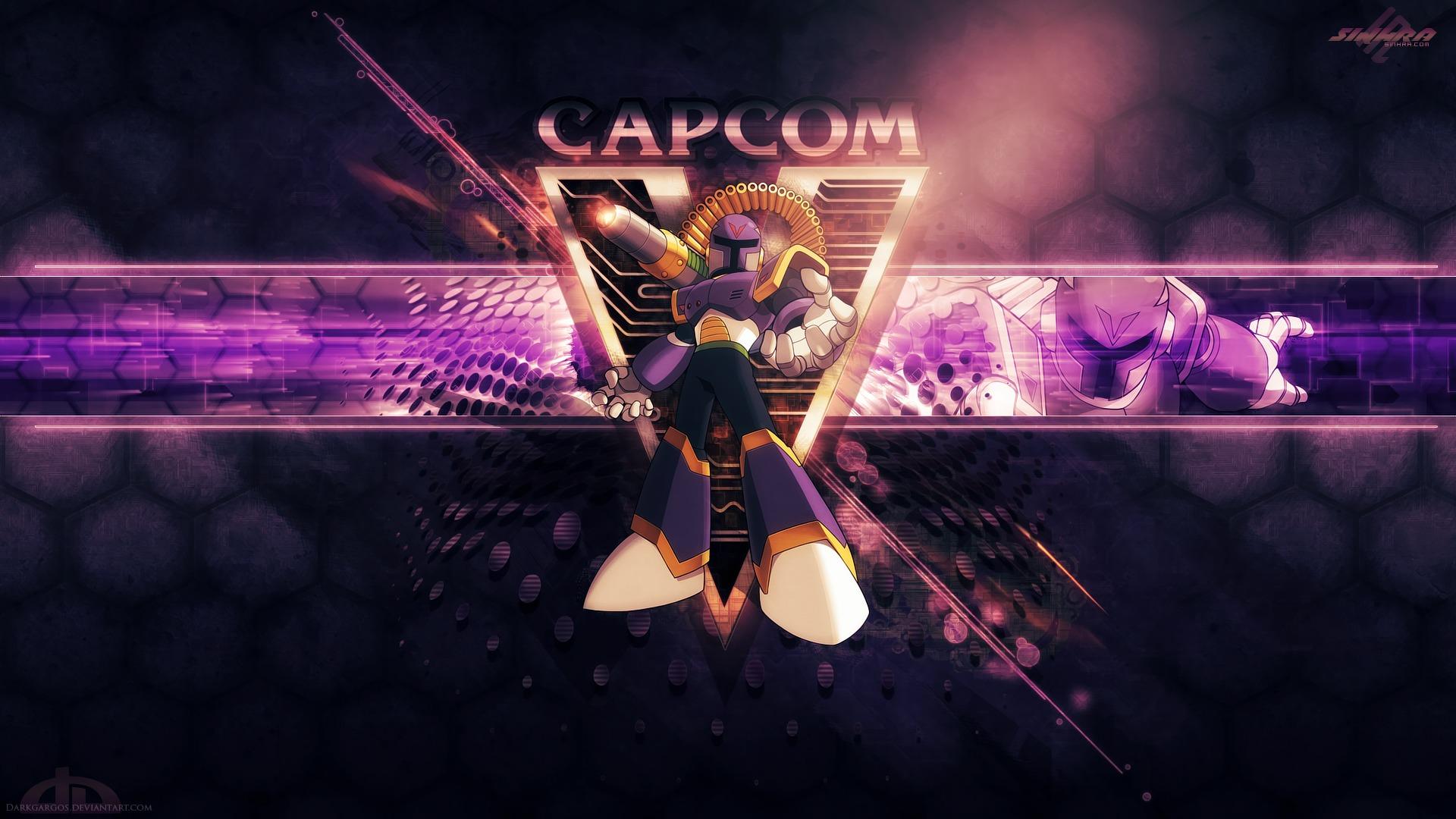 1920x1080 Download wallpaper green, vector, light, white, black, robo, orange, purple, capcom, villain, vile, megaman, section games in resolution 1920x1080