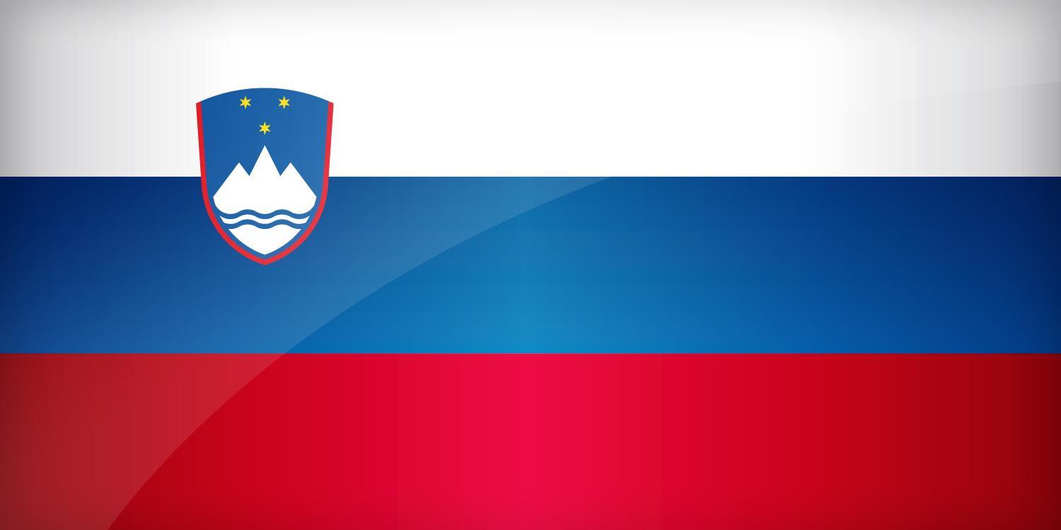1500x750 Slovenia Flag Wallpaper